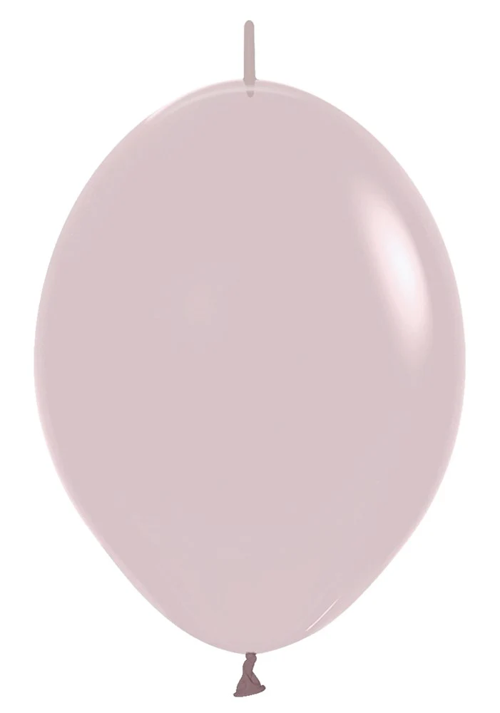 12 inch Sempertex Pastel Dusk Rose LINK-O-LOON 50ct