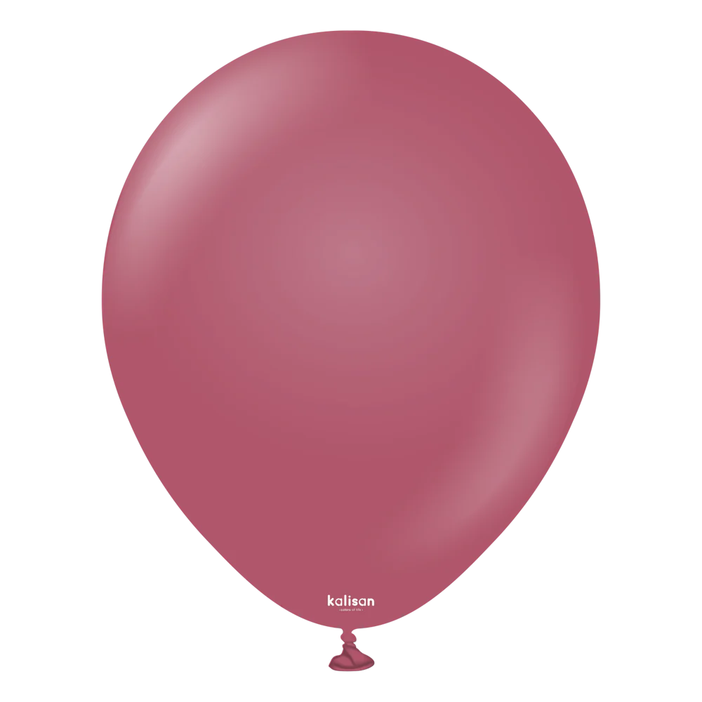 12 inch Kalisan Retro Wild Berry Latex Balloons 100ct