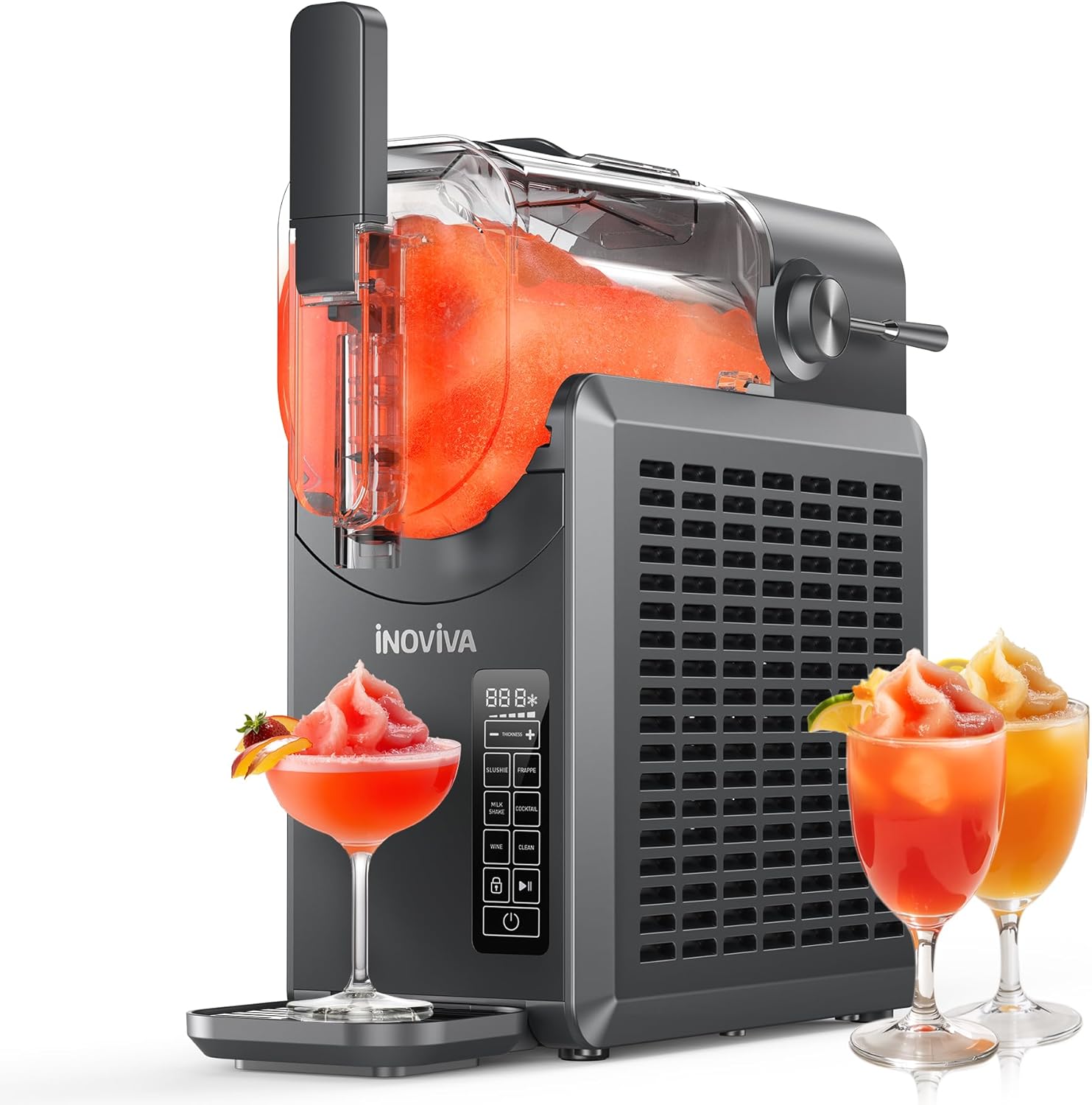 INOVIVA Home Smoothie Maker – No Ice Needed, 88oz, Self-Cleaning, Smart Programs