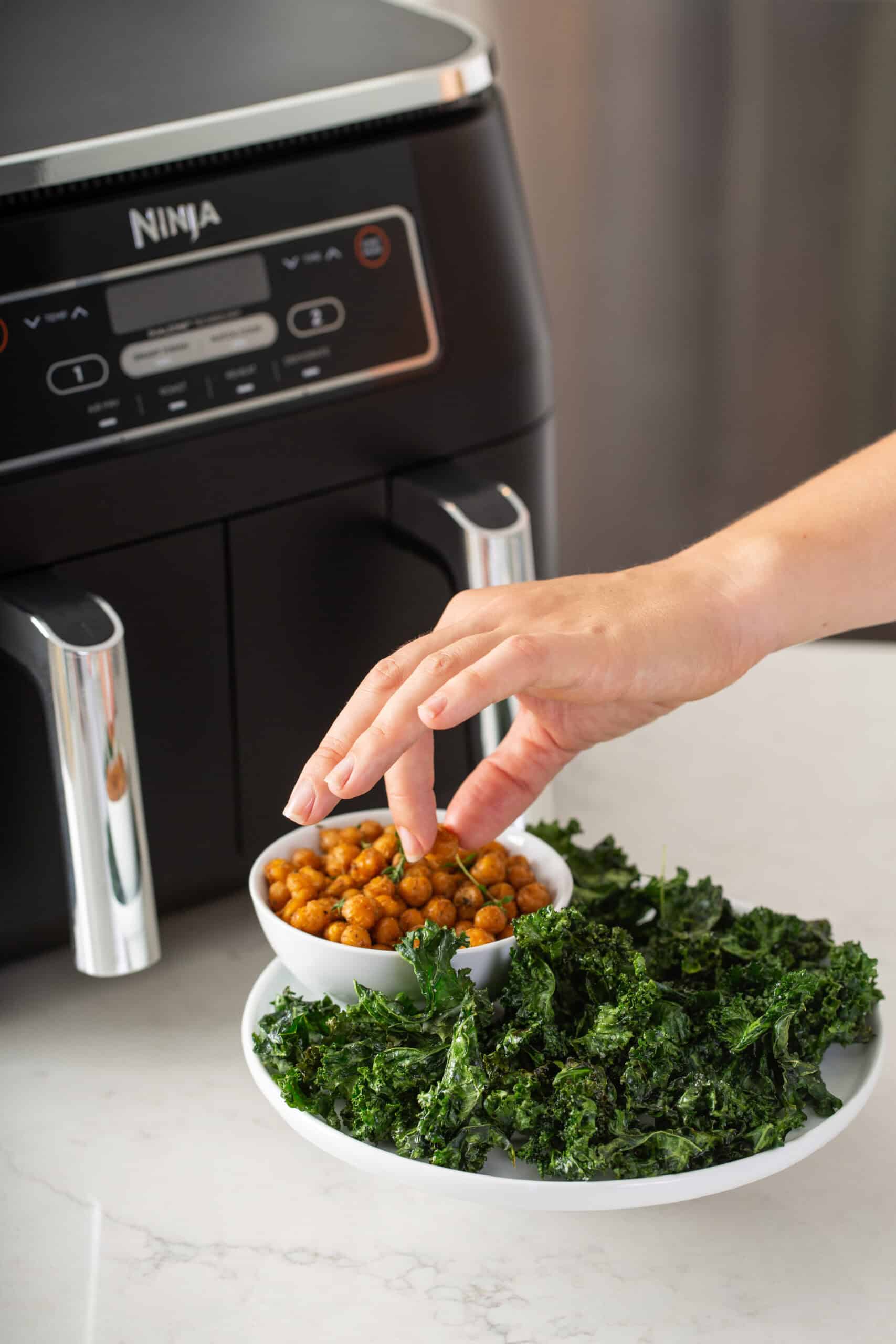 Ninja Foodi DZ100 4-in-1, 8-qt., 2-Basket Air Fryer with DualZone Technology