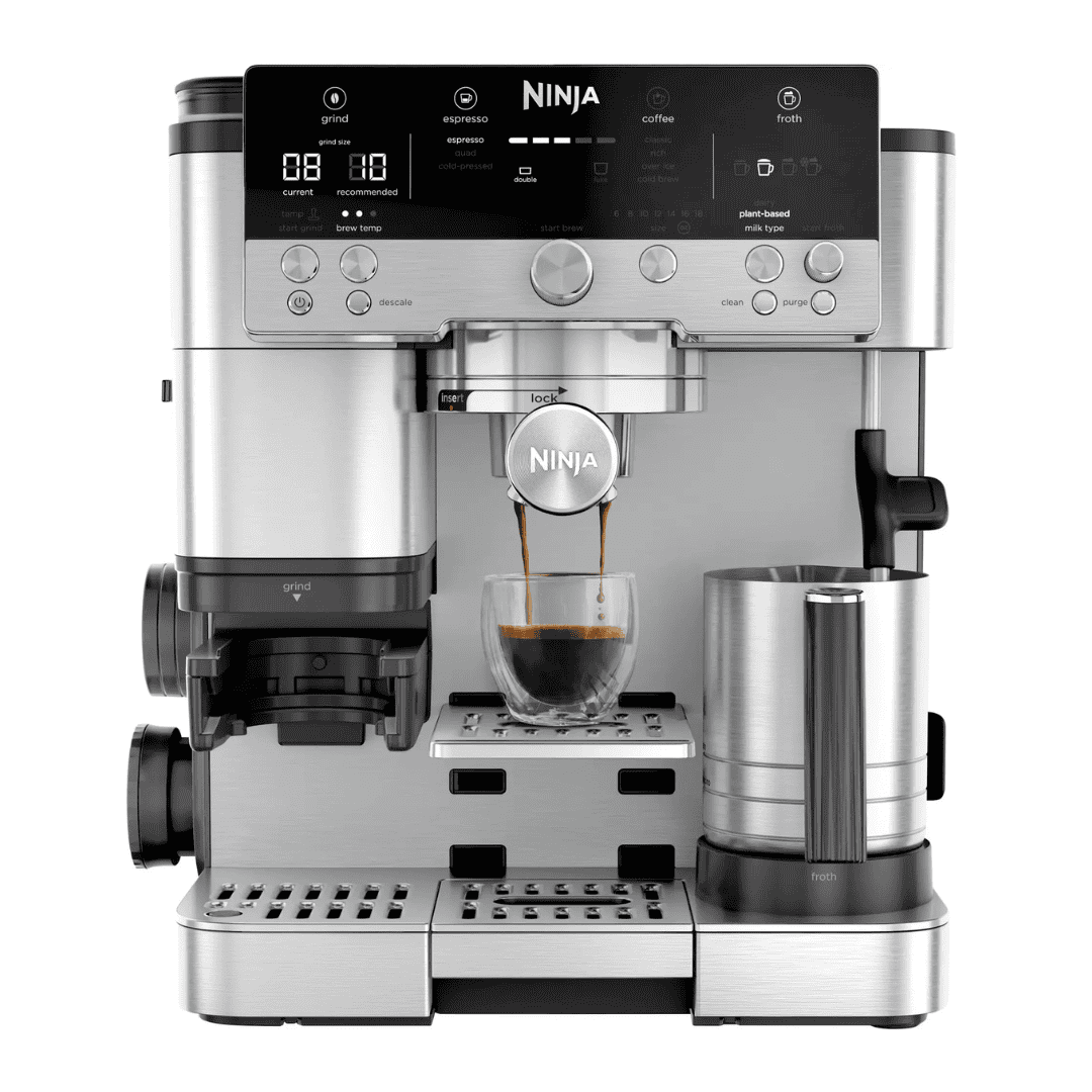 Ninja Espresso Machine, Luxe Café Premier Series, Drip Coffee Maker and Rapid Cold Brew, ES601