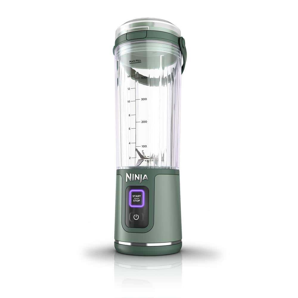 NINJA BC151EMBlast 18 oz. Single Speed Forest Green Portable Blender, Forest Green