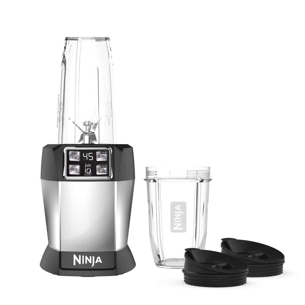 NINJA BL480D Nutri Auto iQ 24 oz. 3-Speed Black High Speed Single Serve Blender