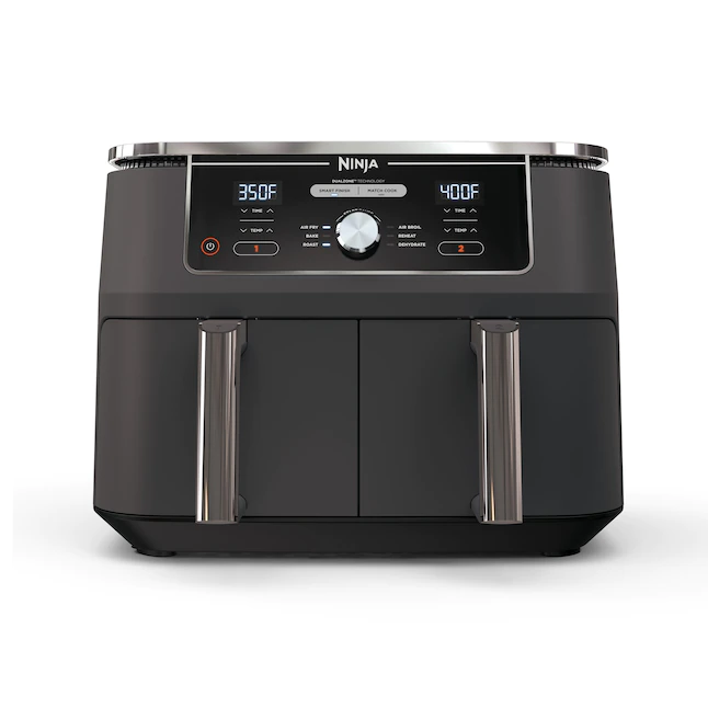 Ninja Foodi 6-in-1 10-qt. XL 2-Basket Air Fryer 10-Quart Dual Zone Feature Black Air Fryer