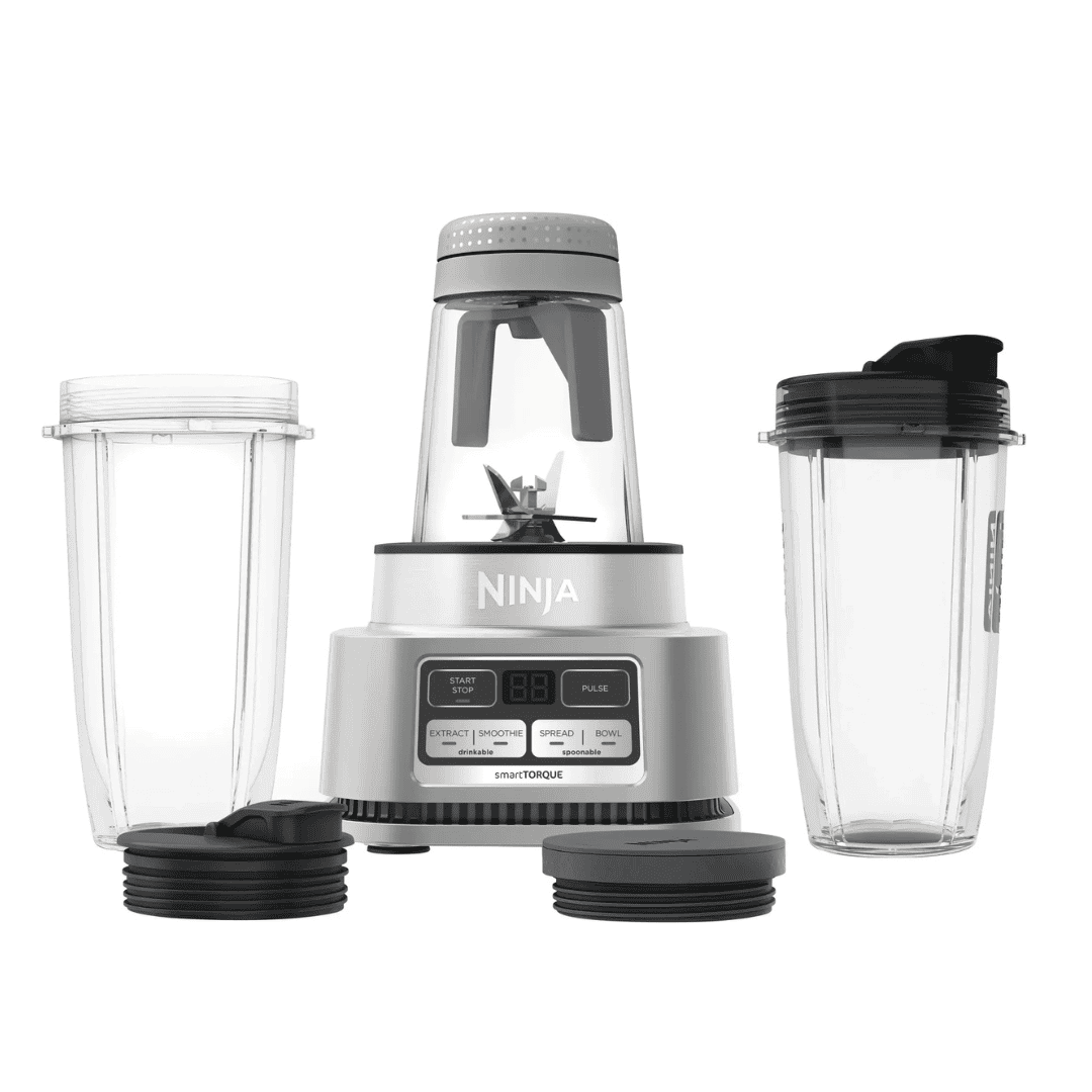 Ninja Foodi Smoothie Bowl Maker and Nutrient Extractor 1200WP smartTORQUE 4 Auto-iQ Presets Silver