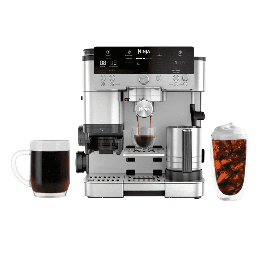 Ninja Espresso Machine, Luxe Café Premier Series, Drip Coffee Maker and Rapid Cold Brew, ES601