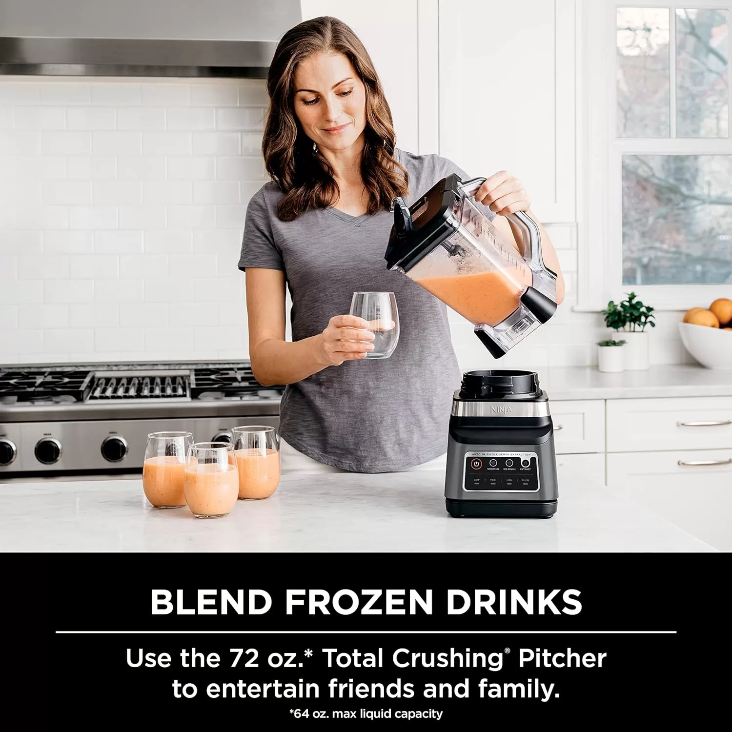 Ninja BN751 Professional Plus DUO Blender, 1400 Peak Watts, 3 Auto-IQ Programs for Smoothies, Black