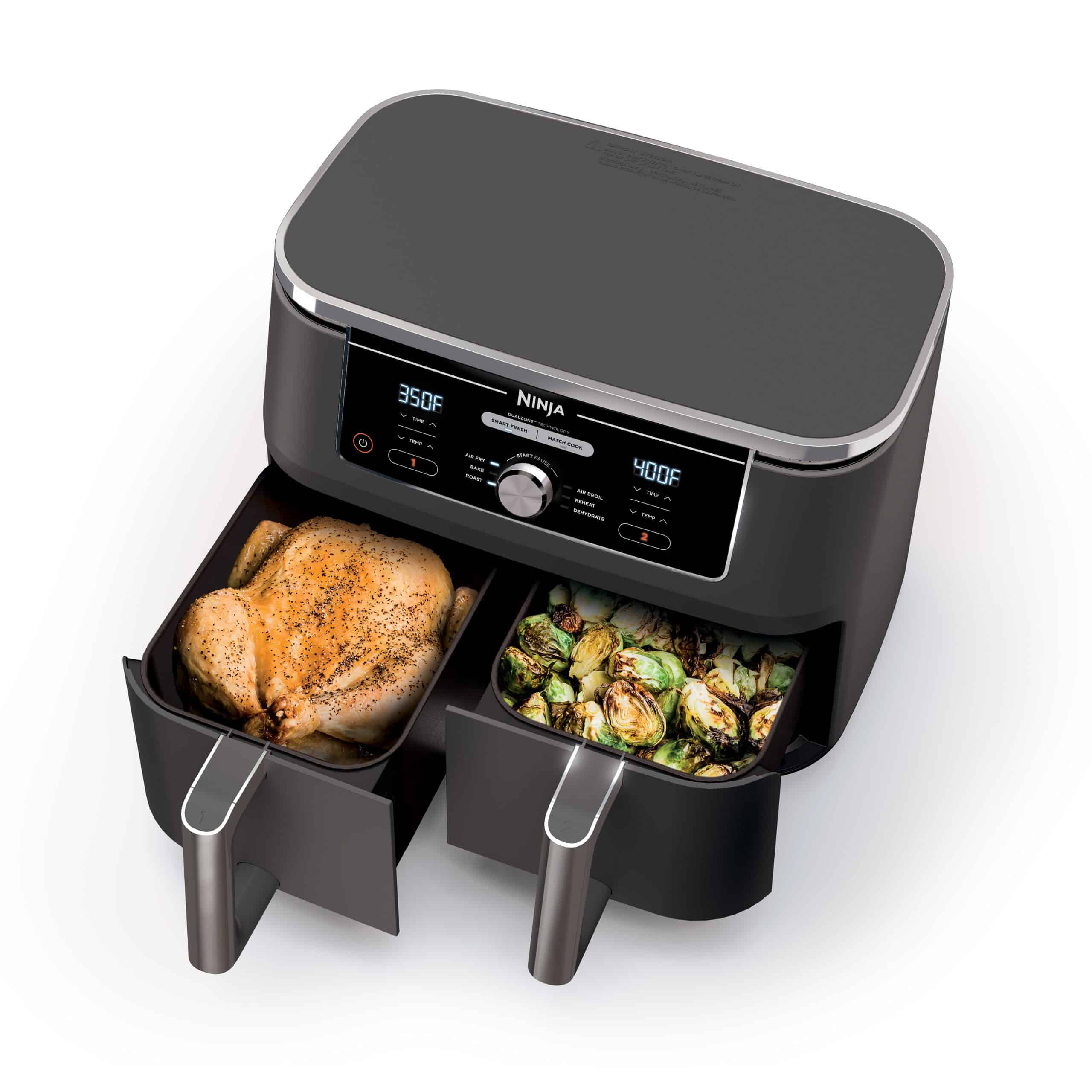 Ninja Foodi 6-in-1 10-qt. XL 2-Basket Air Fryer with DualZone Technology, DZ401