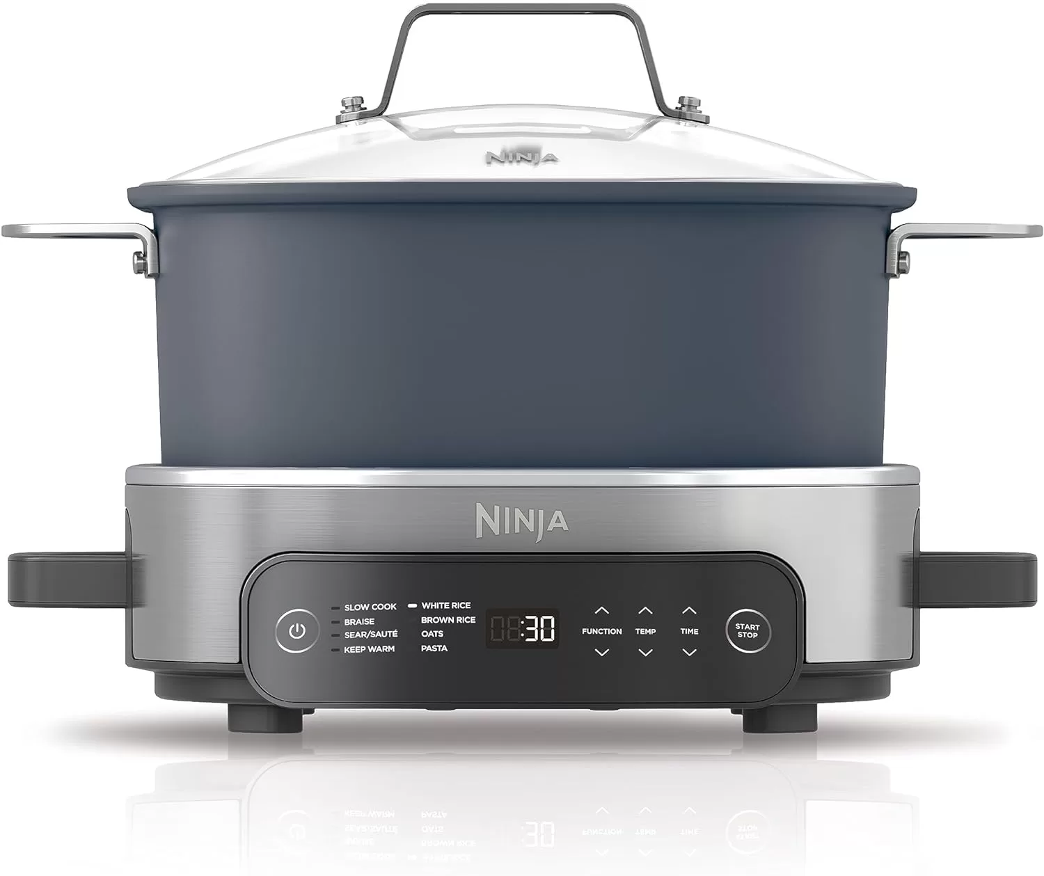 Ninja MC1101 Foodi Everyday Possible Cooker Pro, 8-in-1 Versatility, 6.5 QT, Midnight Blue