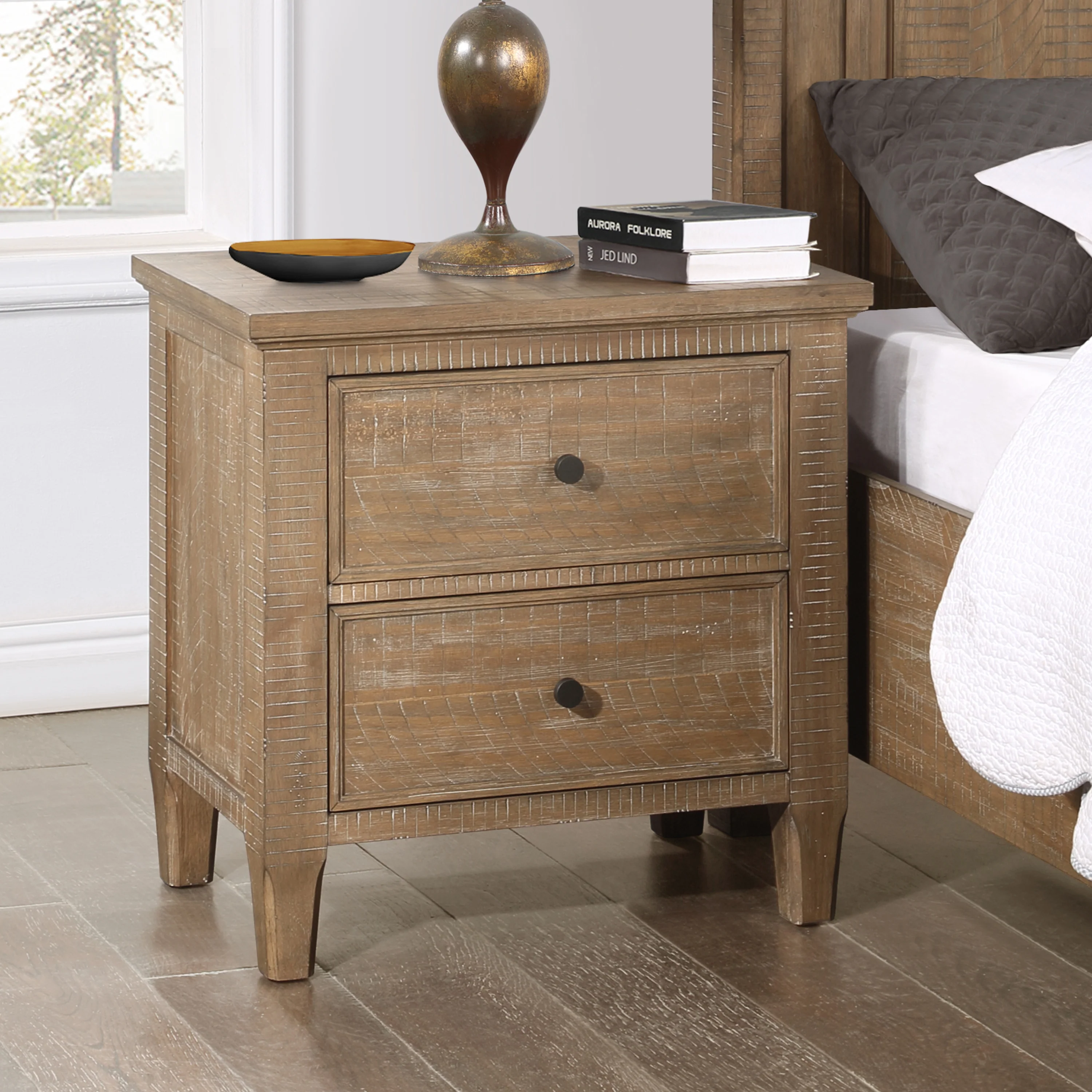 Riverdale 2 Drawer Nightstand