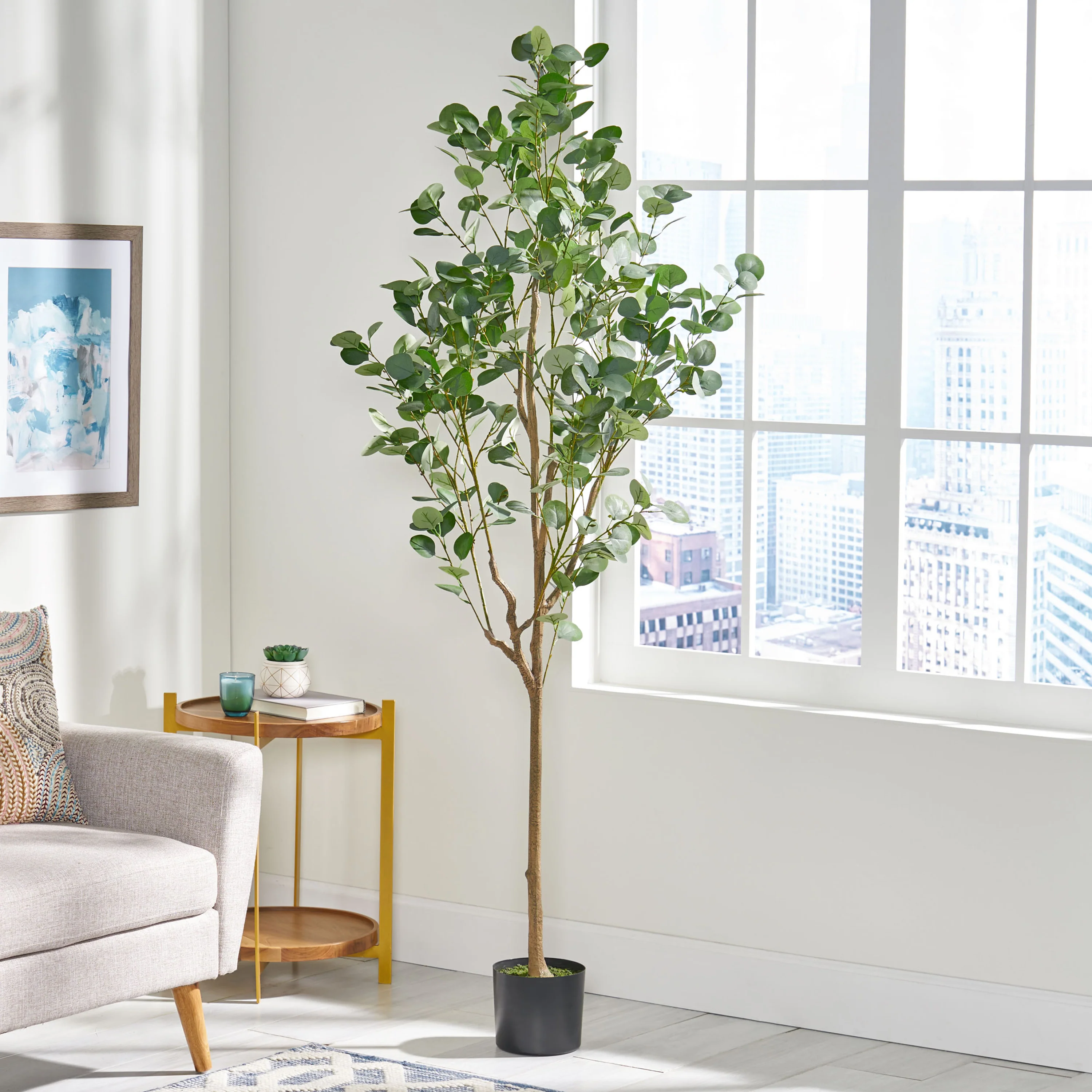 71 Artificial Eucalyptus Tree