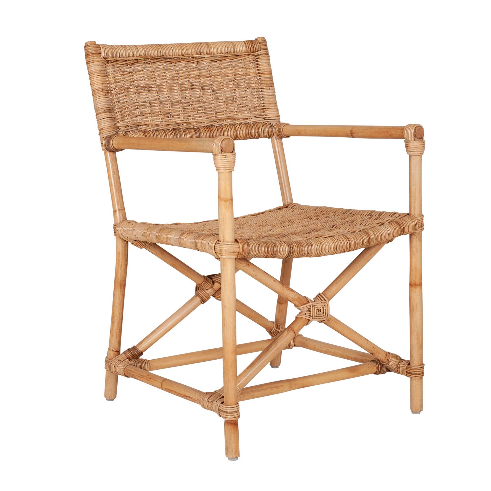 Martie Rattan Dining Arm Chair