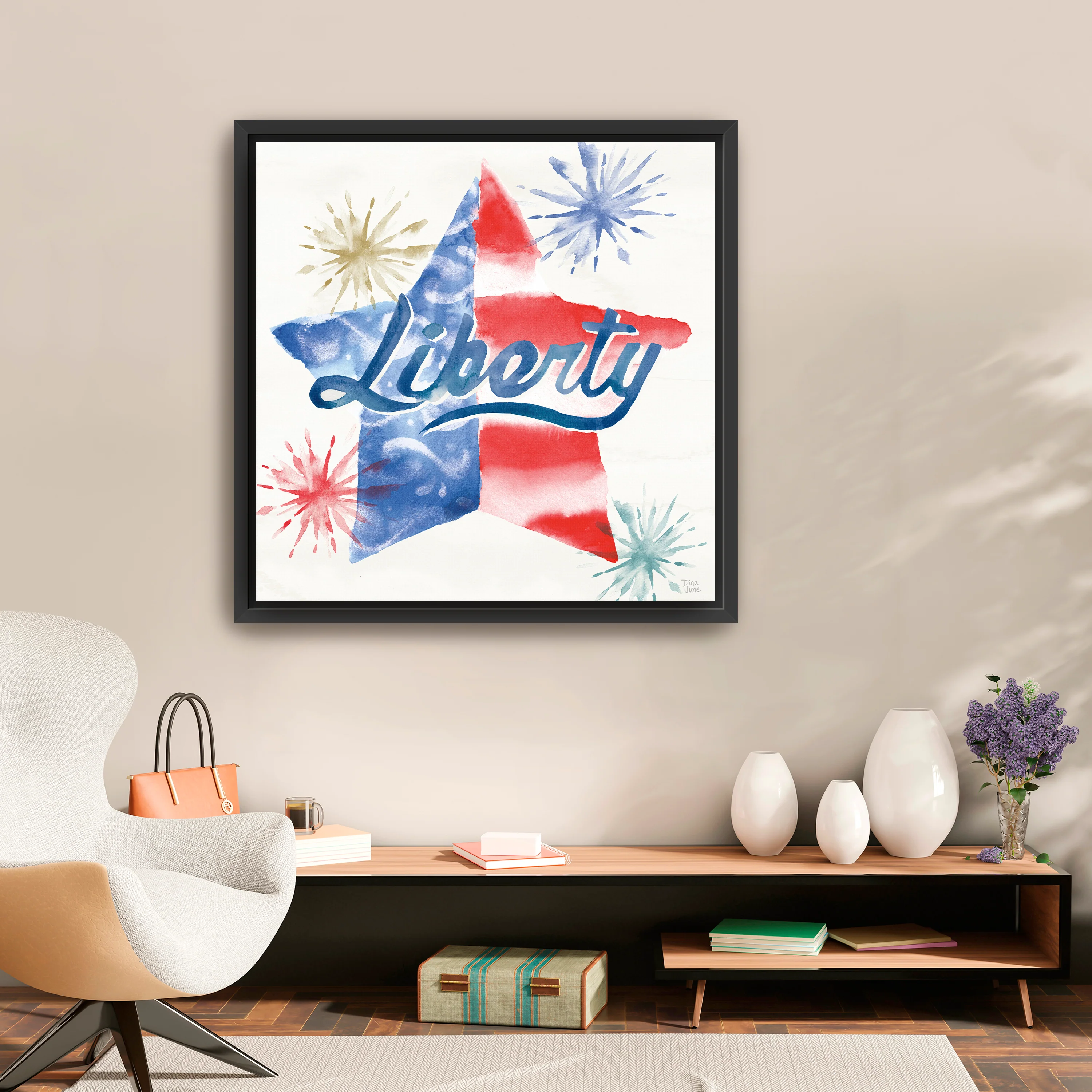 Oh My Stars IV Canvas Giclee