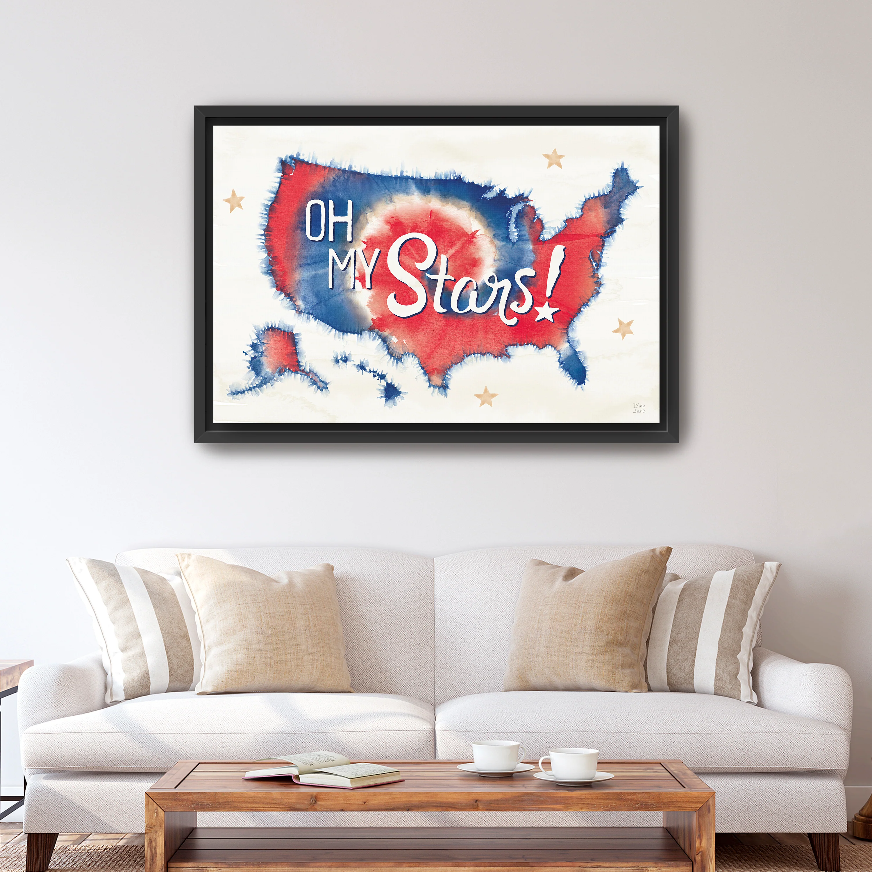 Oh My Stars I Canvas Giclee
