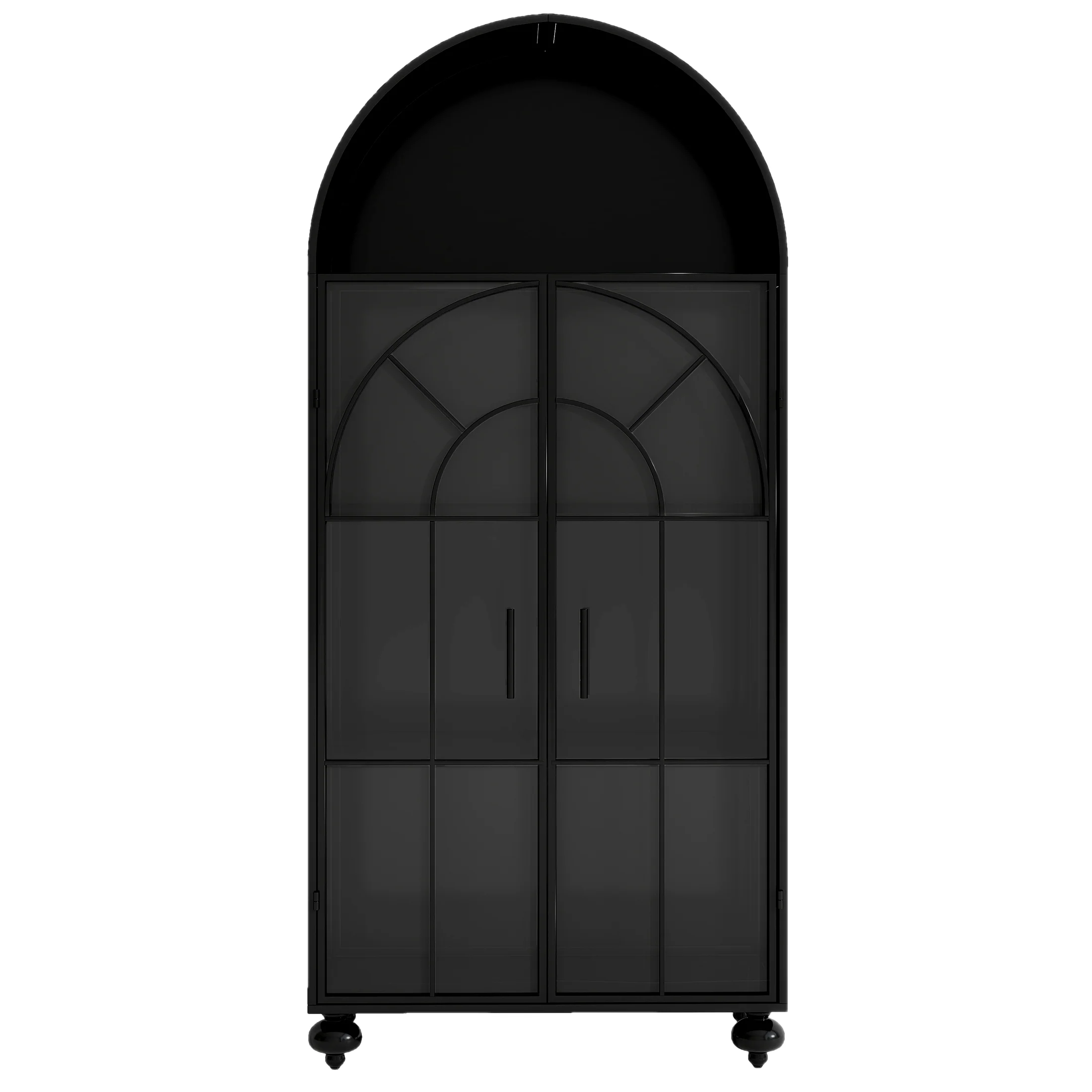 Modern Arched Storage Cabinet