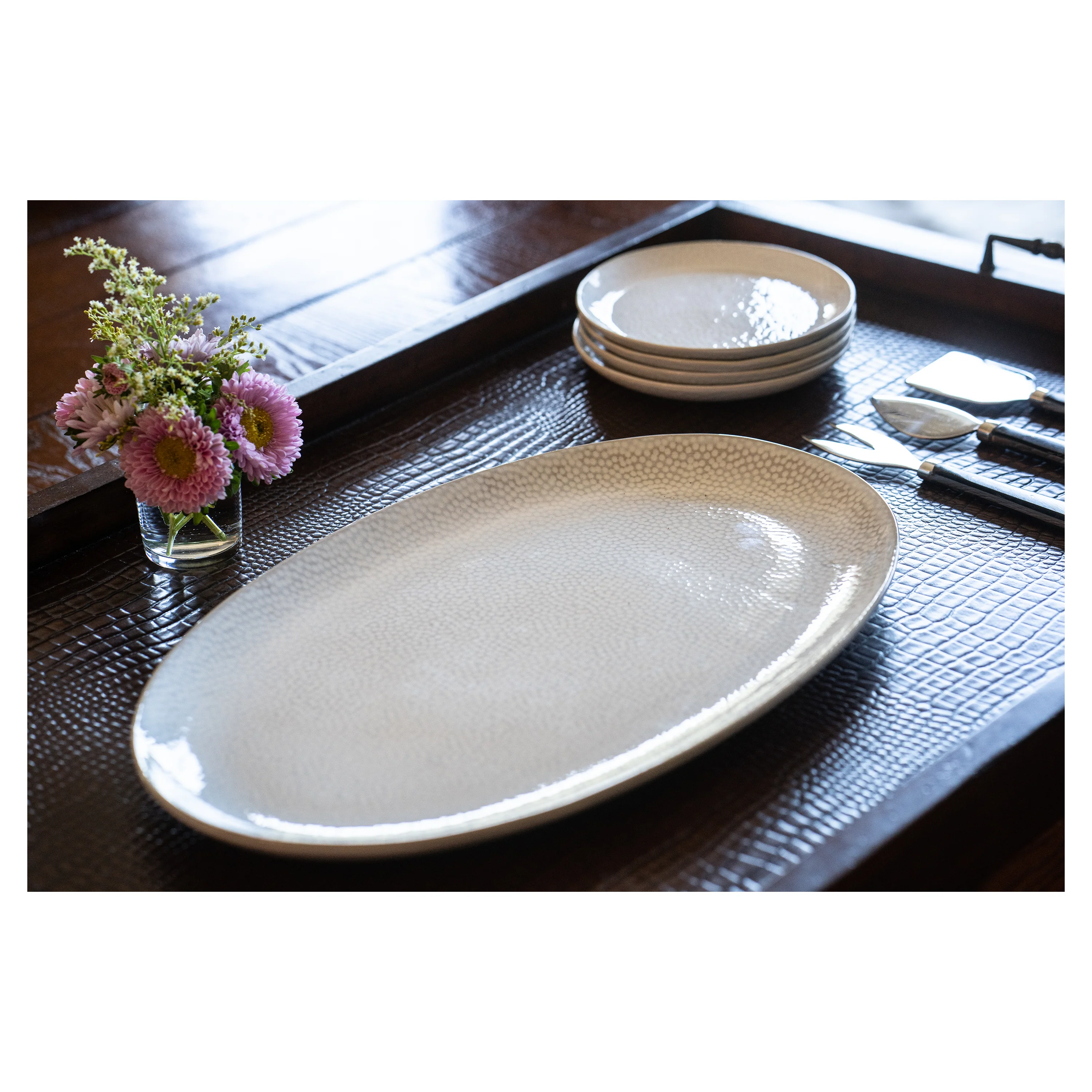 Serene Oval Platter