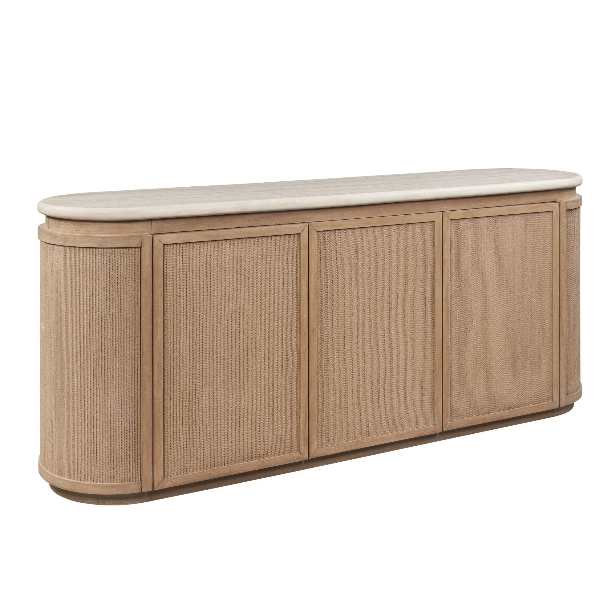 Stone Top and Rope Sideboard