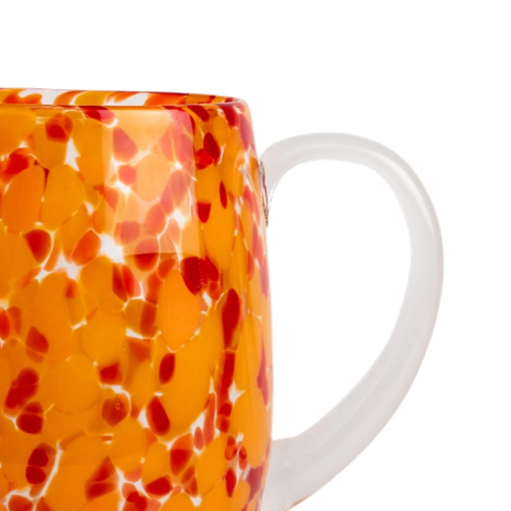 Confetti Pitcher in Red/Orange