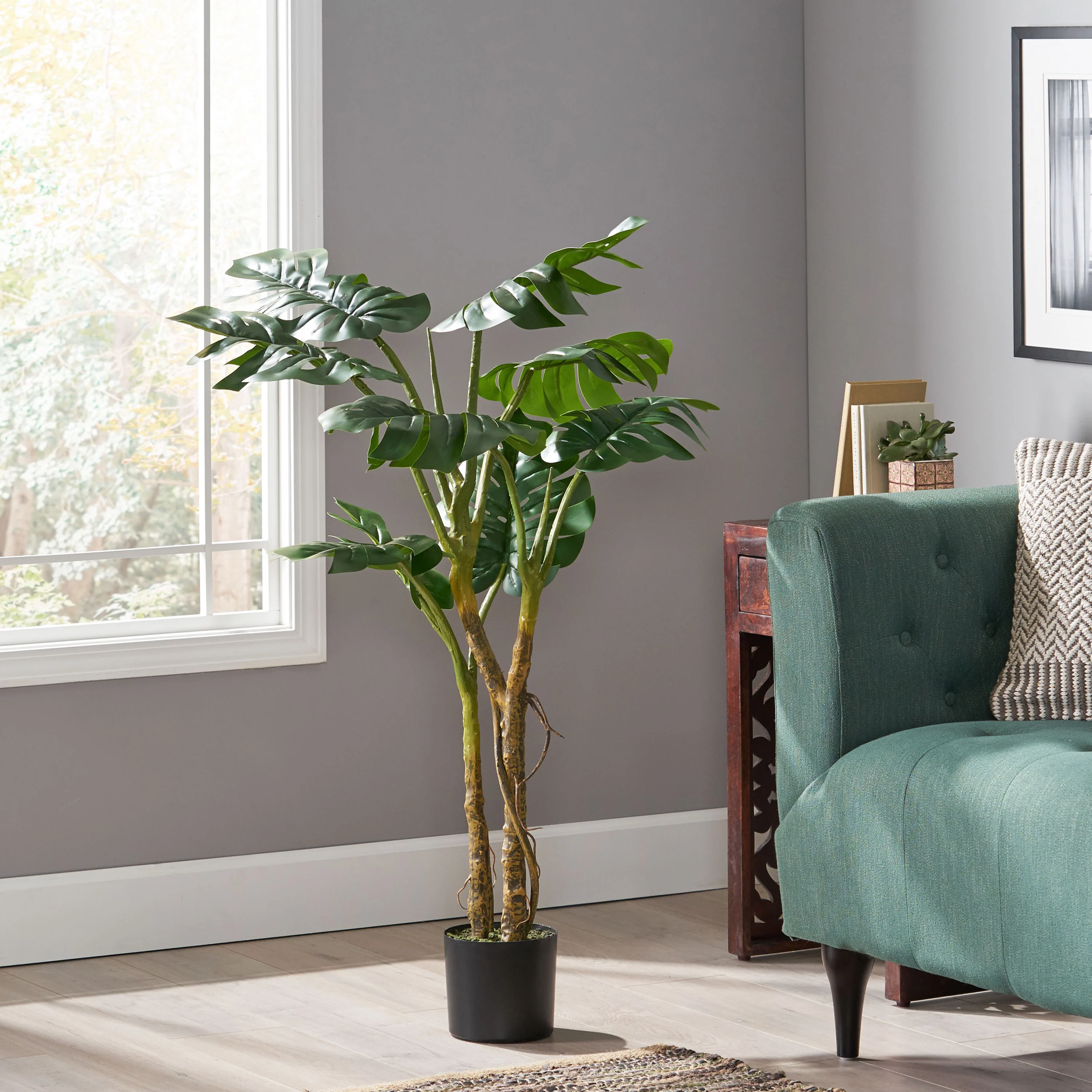47 Artificial Monstera Tree