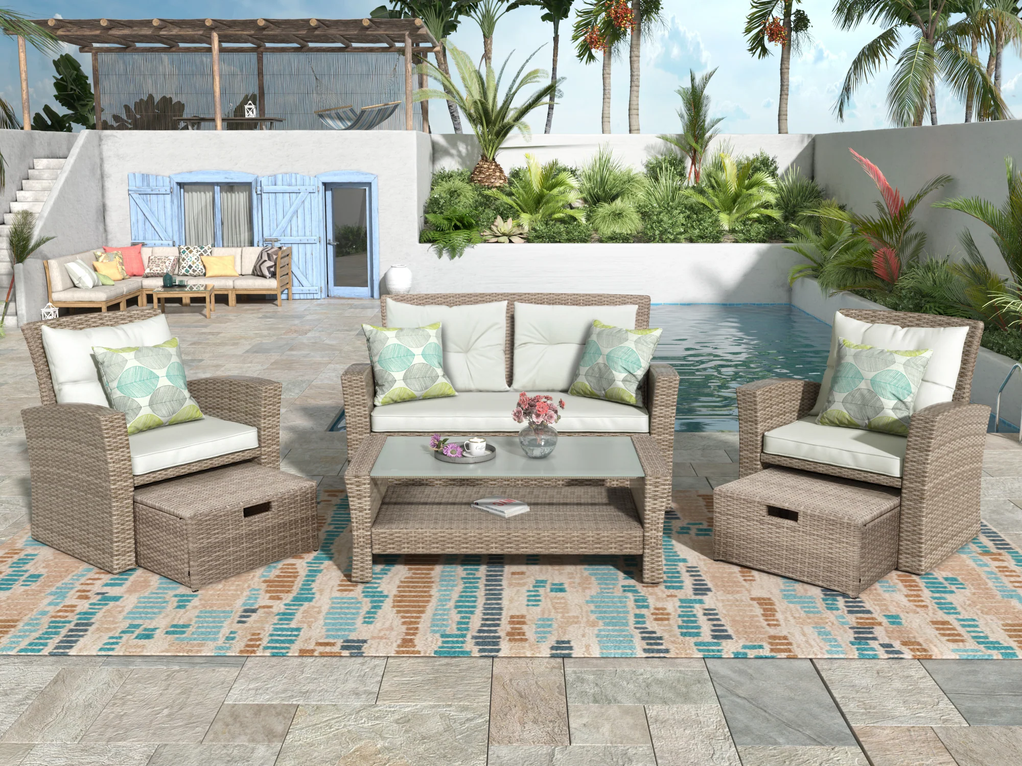4-Piece Patio Seating Set