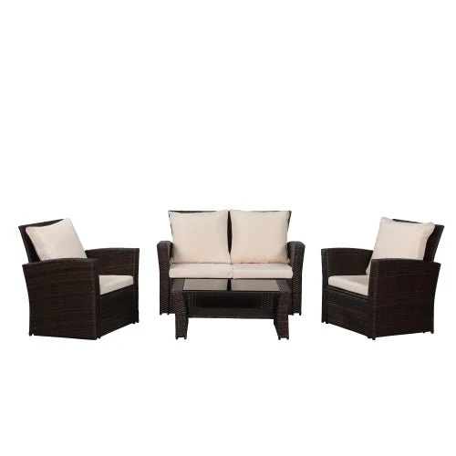 4-Pieces Outdoor Patio Set
