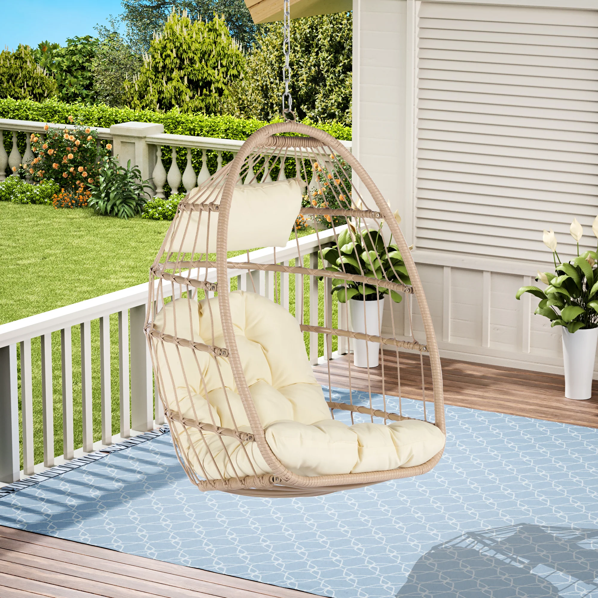 Rattan Outdoor Swing Chair