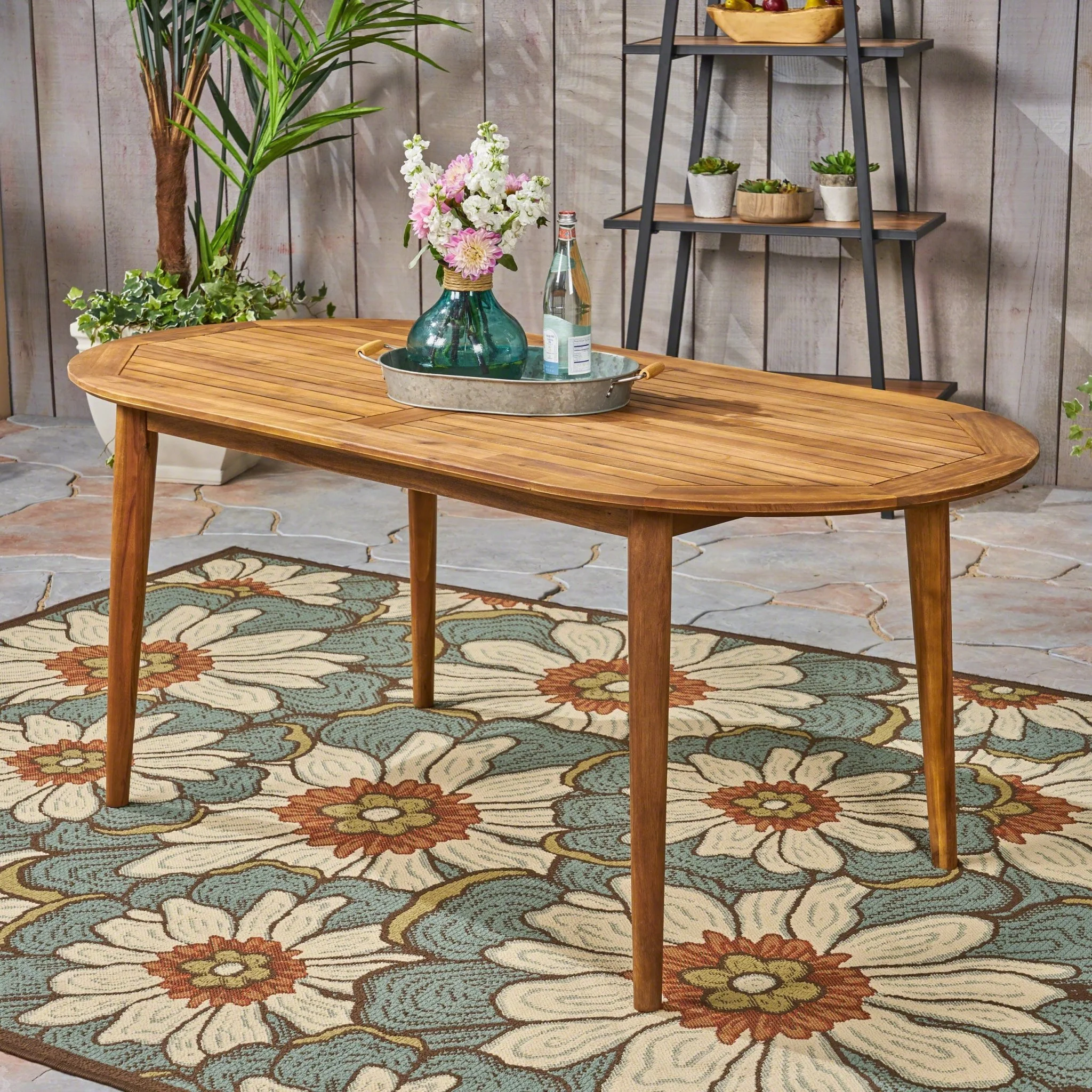 Outdoor Acacia Wood Dining Table