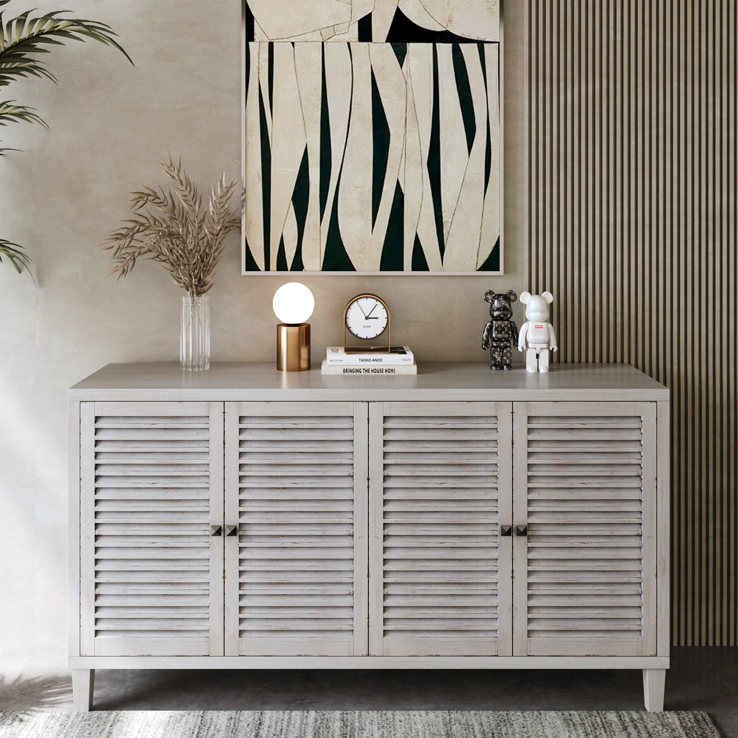 Shutter Door Sideboard Buffet