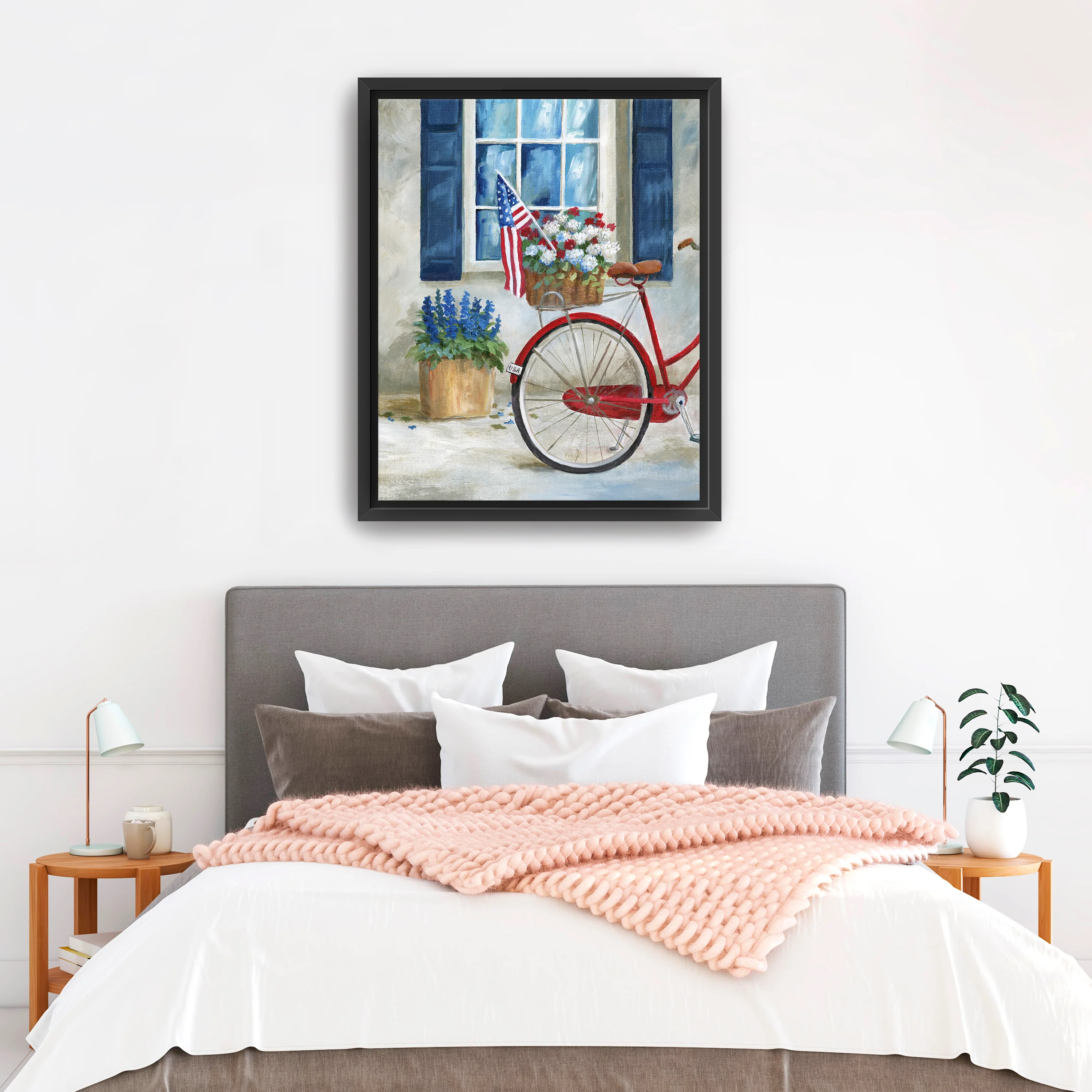 Patriot Bike I Canvas Giclee