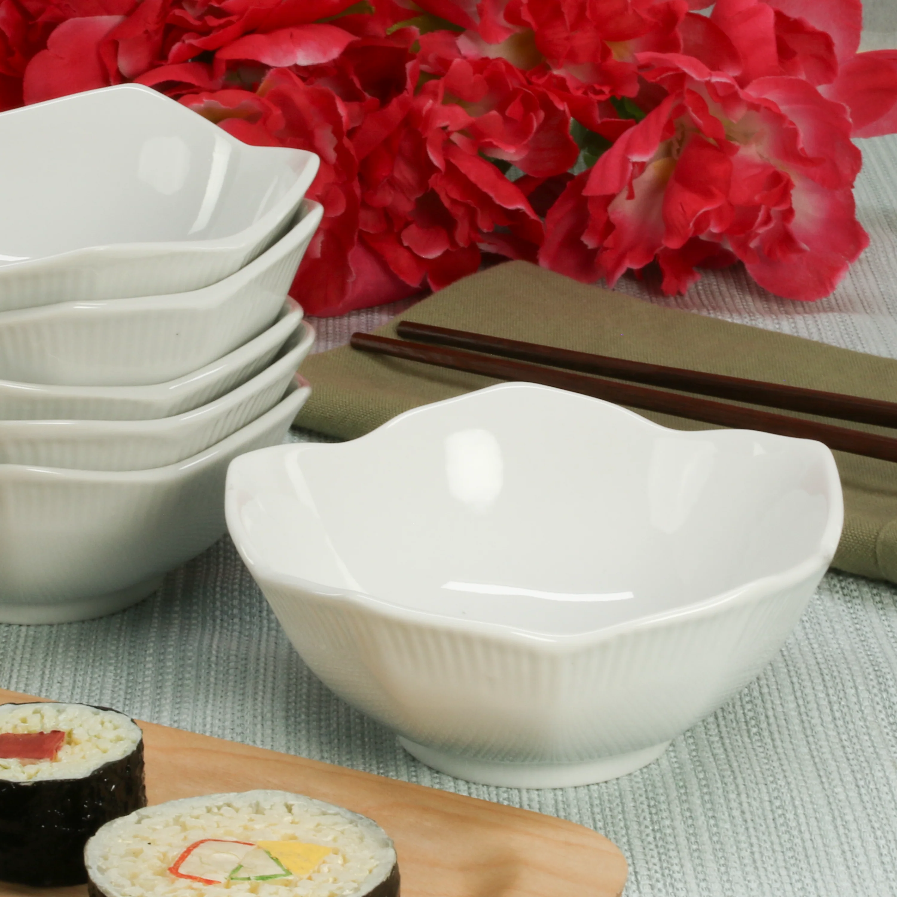 Lotus Bowls 6 oz, Set of 6