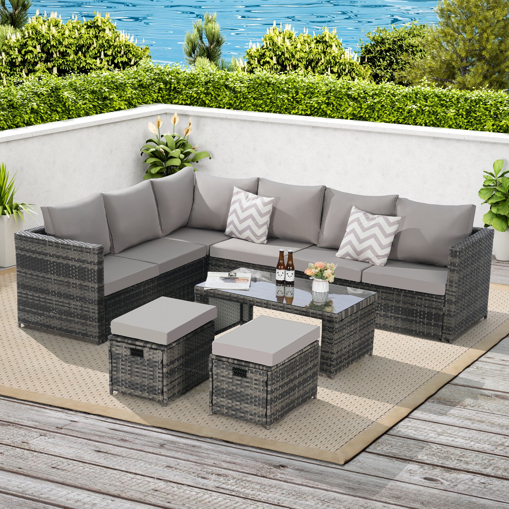 6 Piece Outdoor Furniture Set
