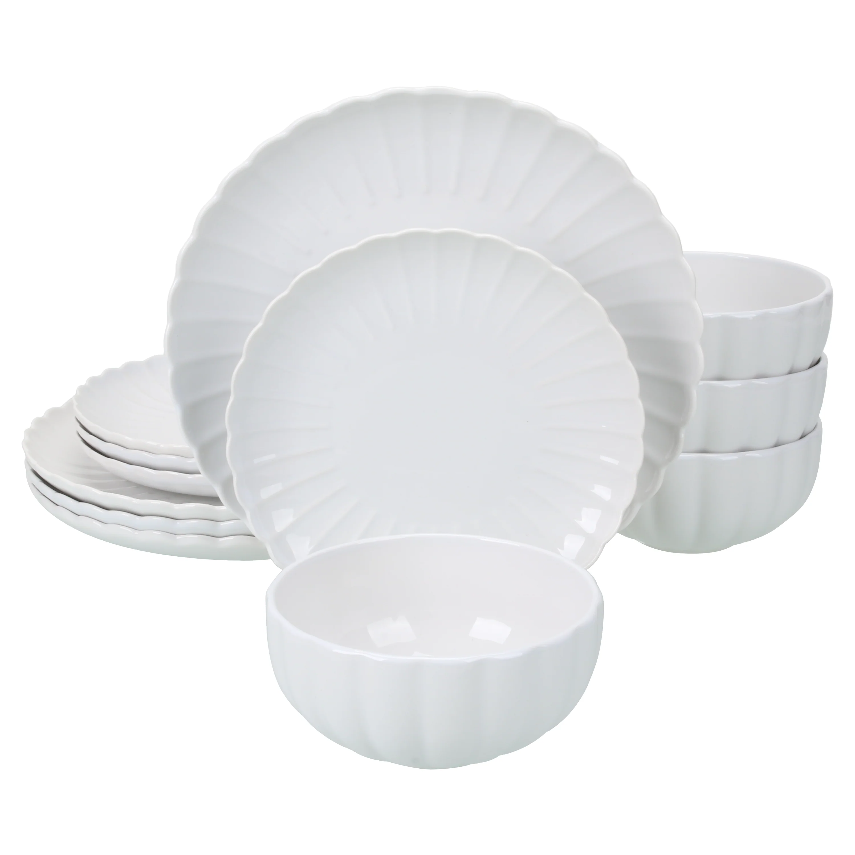 Petal 12 Piece Dinnerware Set