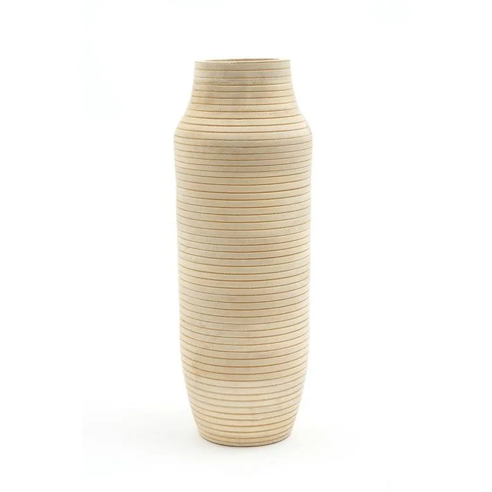 Tall Mango Wood Vase