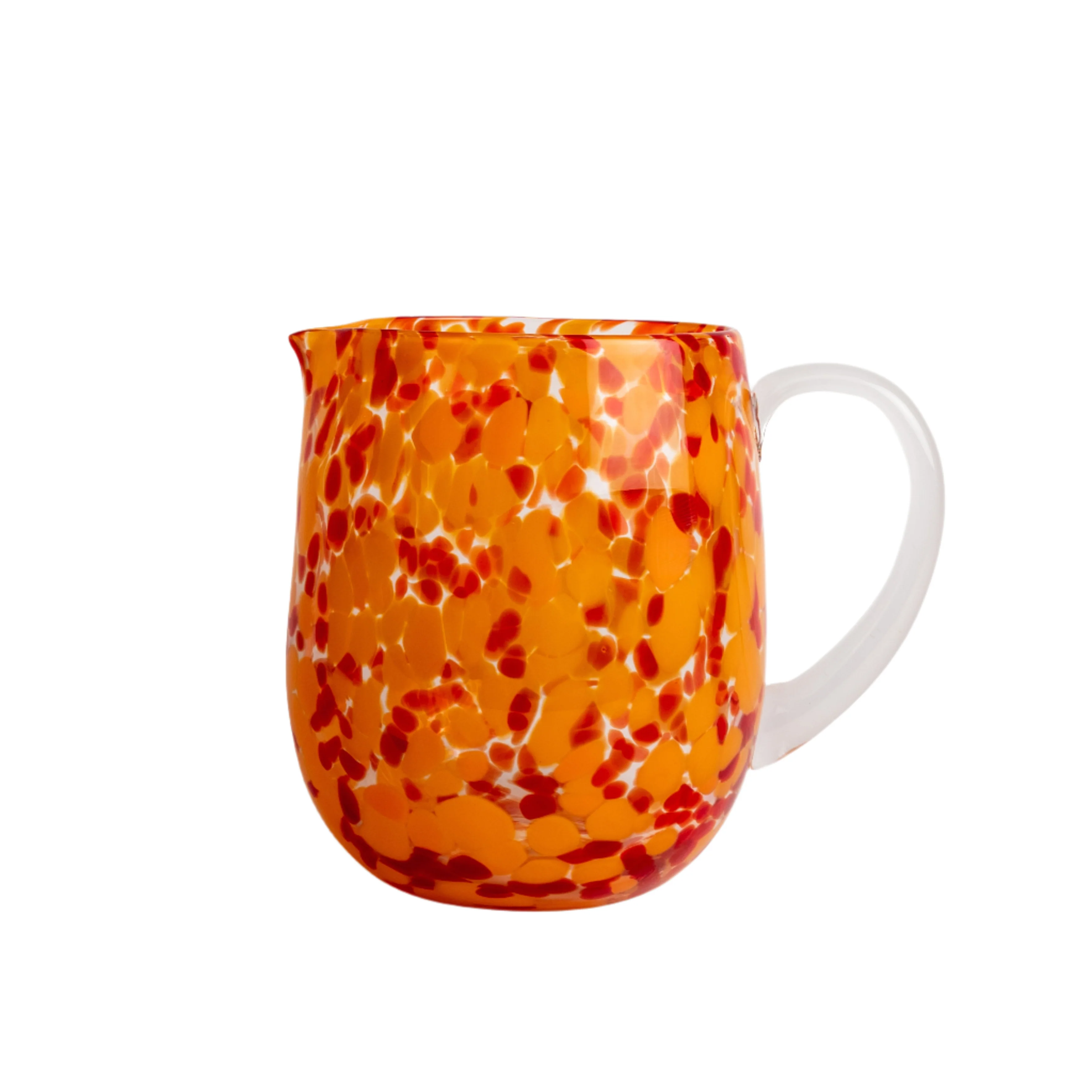 Confetti Pitcher in Red/Orange