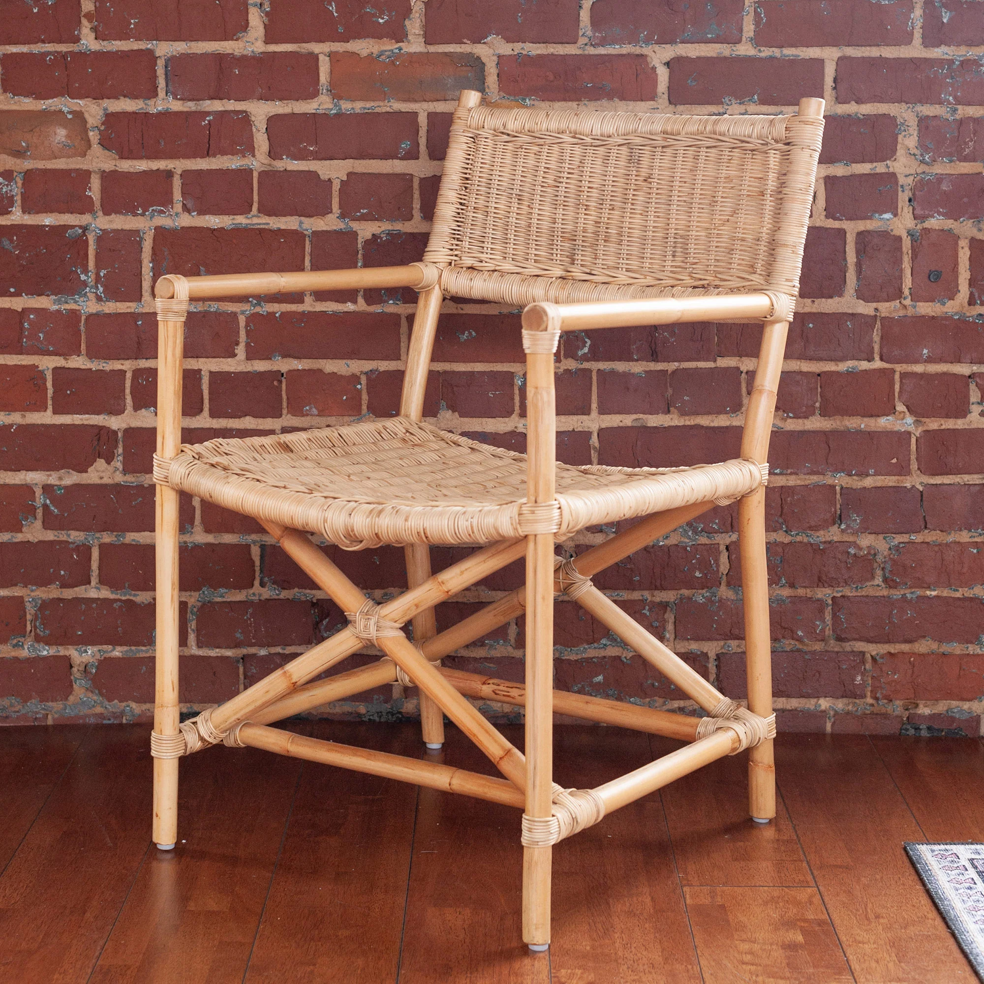 Martie Rattan Dining Arm Chair