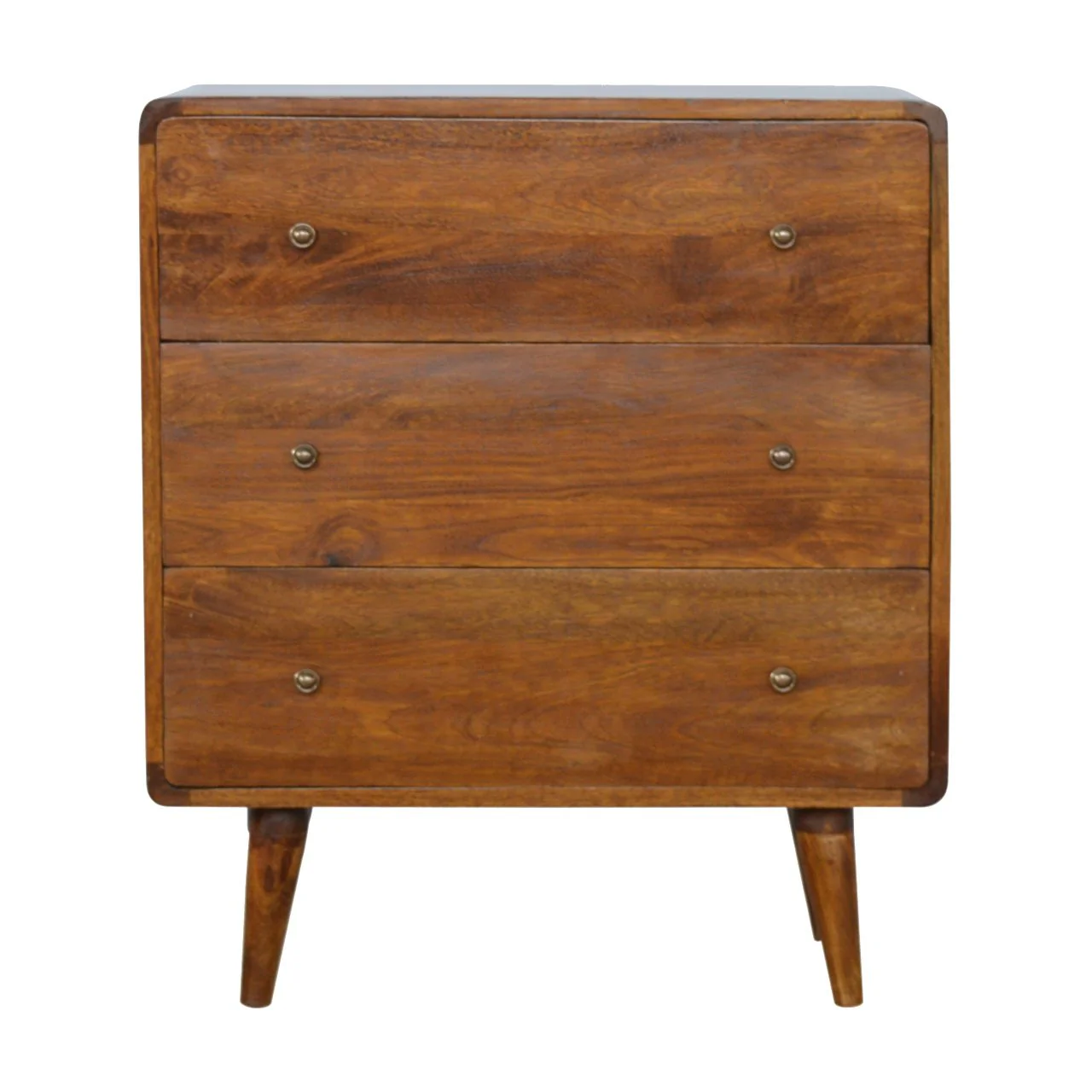 Solid Wood Chest with 3 Drawers