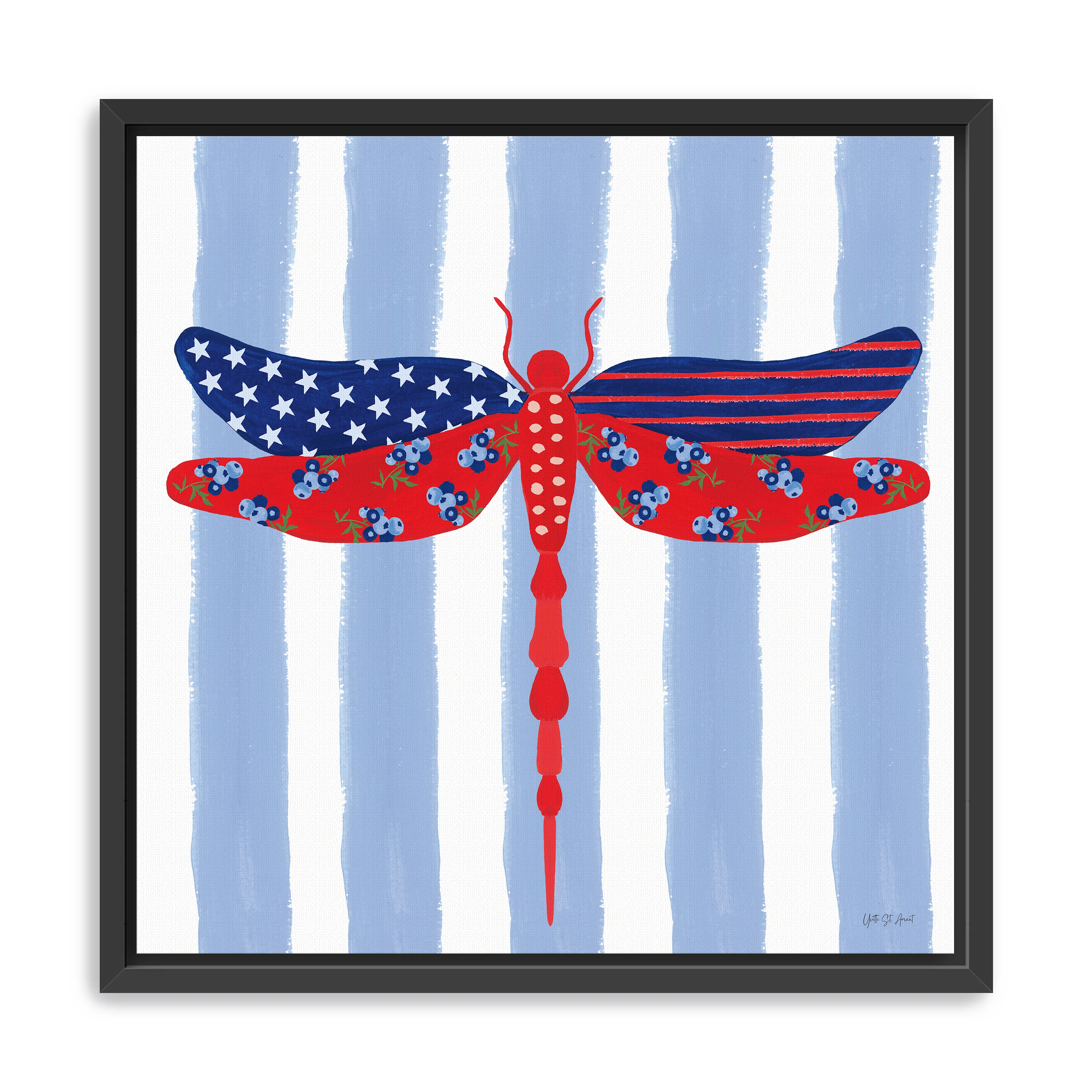 Berry Americana IX Canvas Giclee
