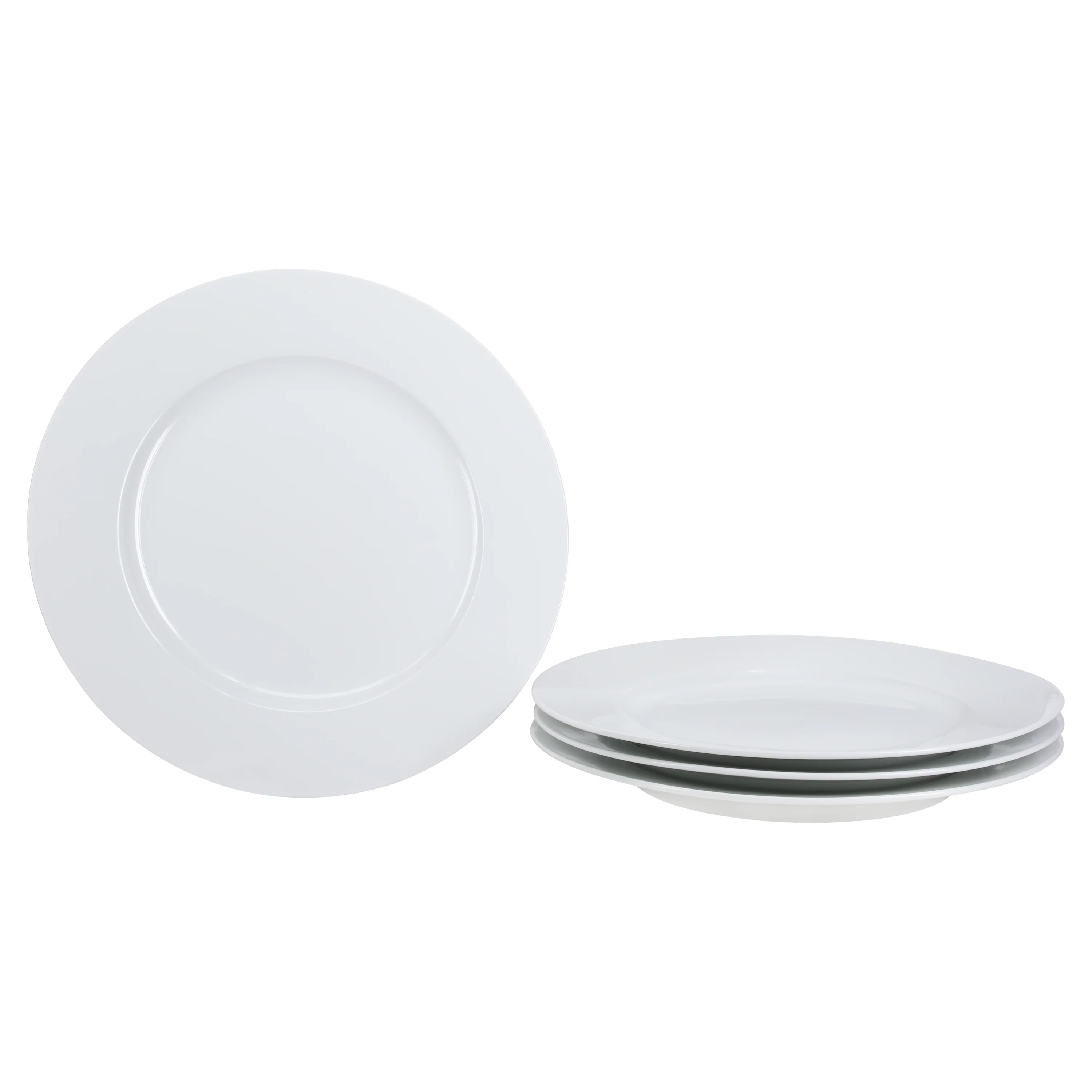 Rim Set of 4 Dinner Plates