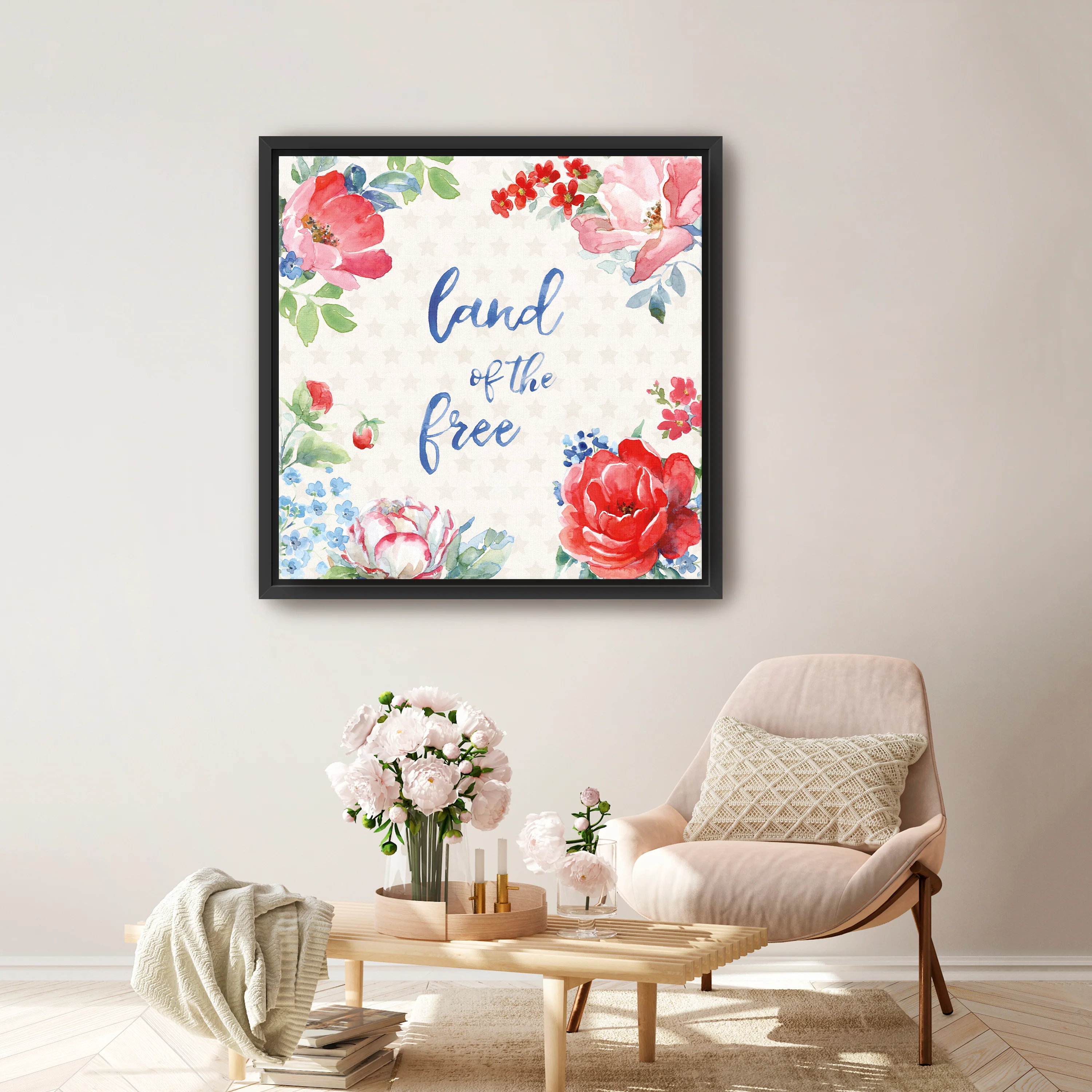 Americana Style IV Canvas Giclee