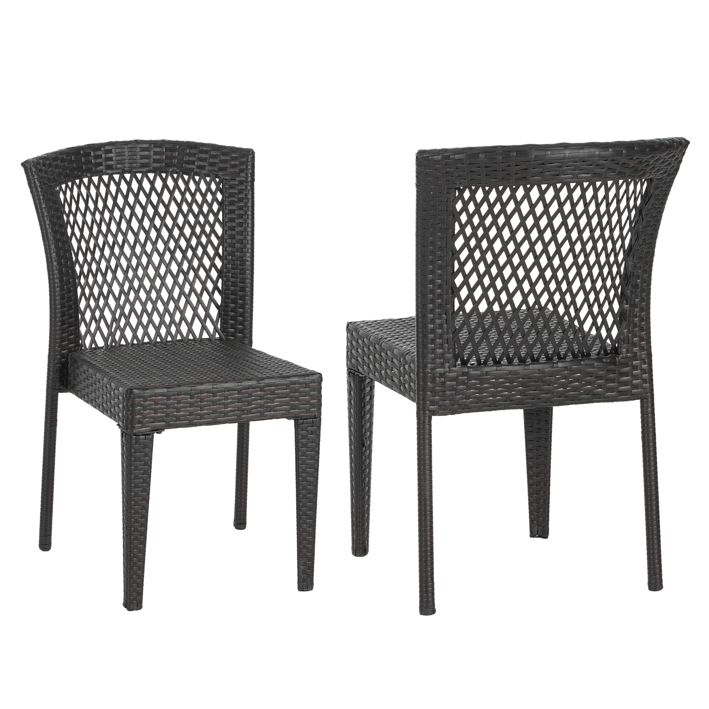 Set of 2 Outdoor Dining Chairs