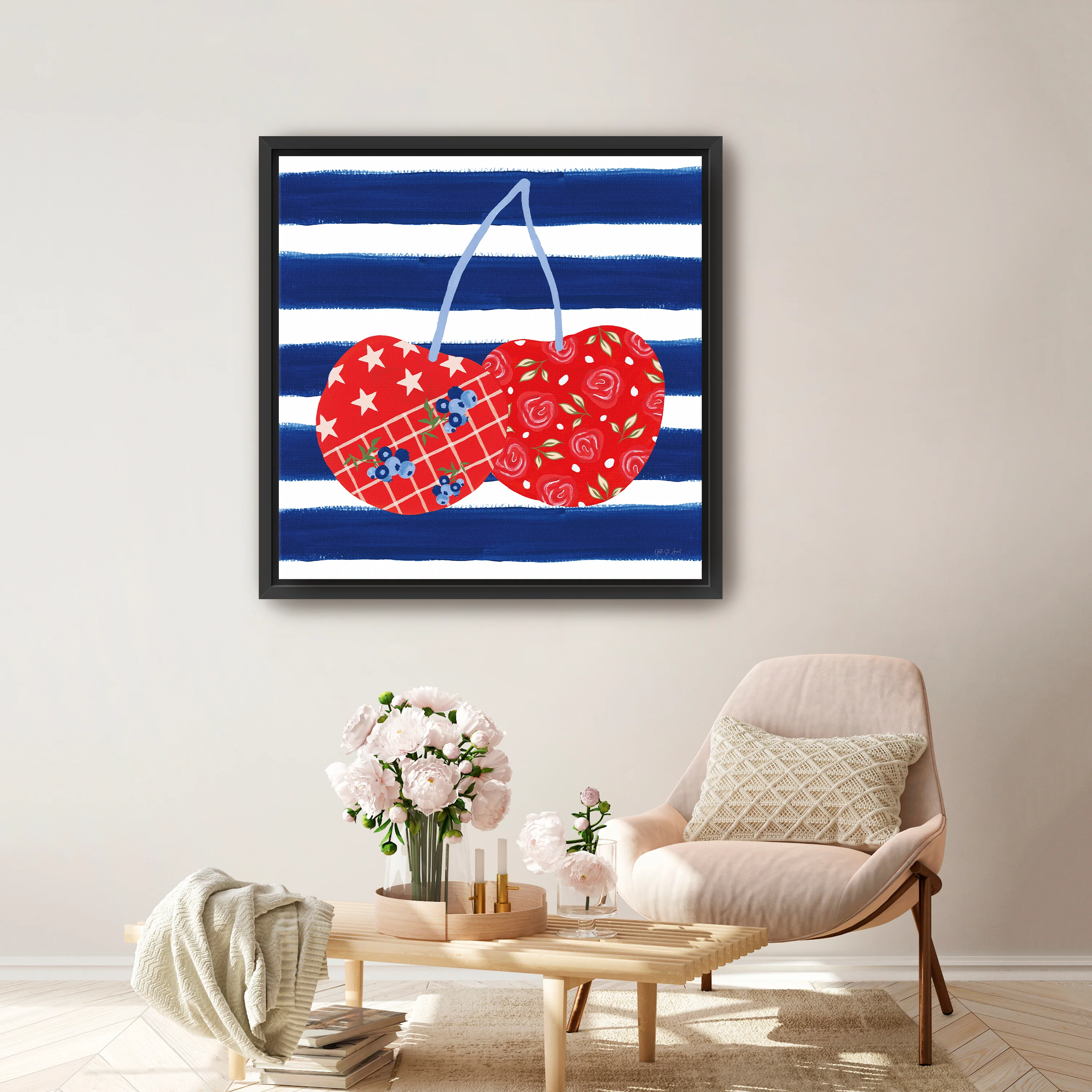Berry Americana X Canvas Giclee