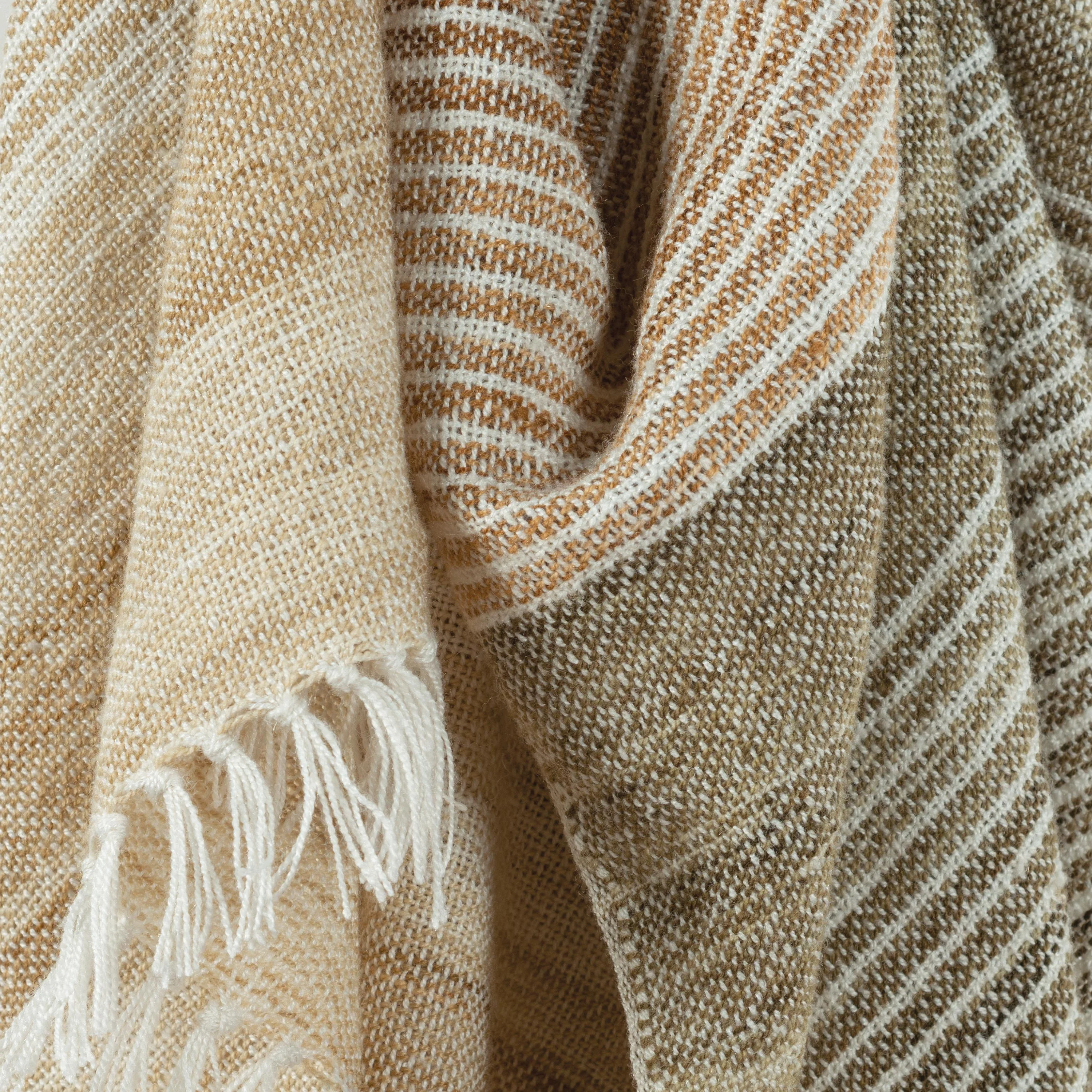 Woven Stripe Throw
