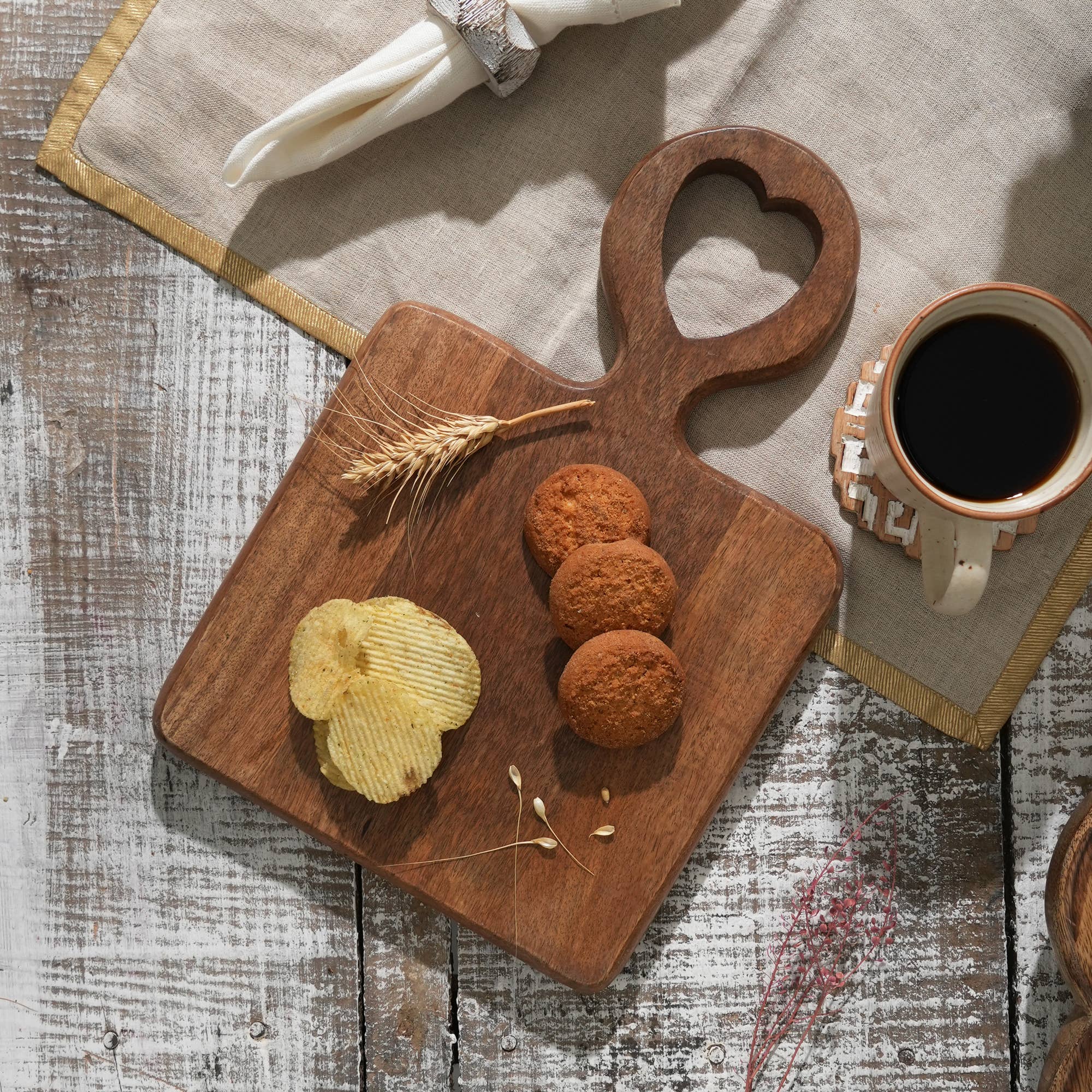 Handmade Wooden Cheese Board