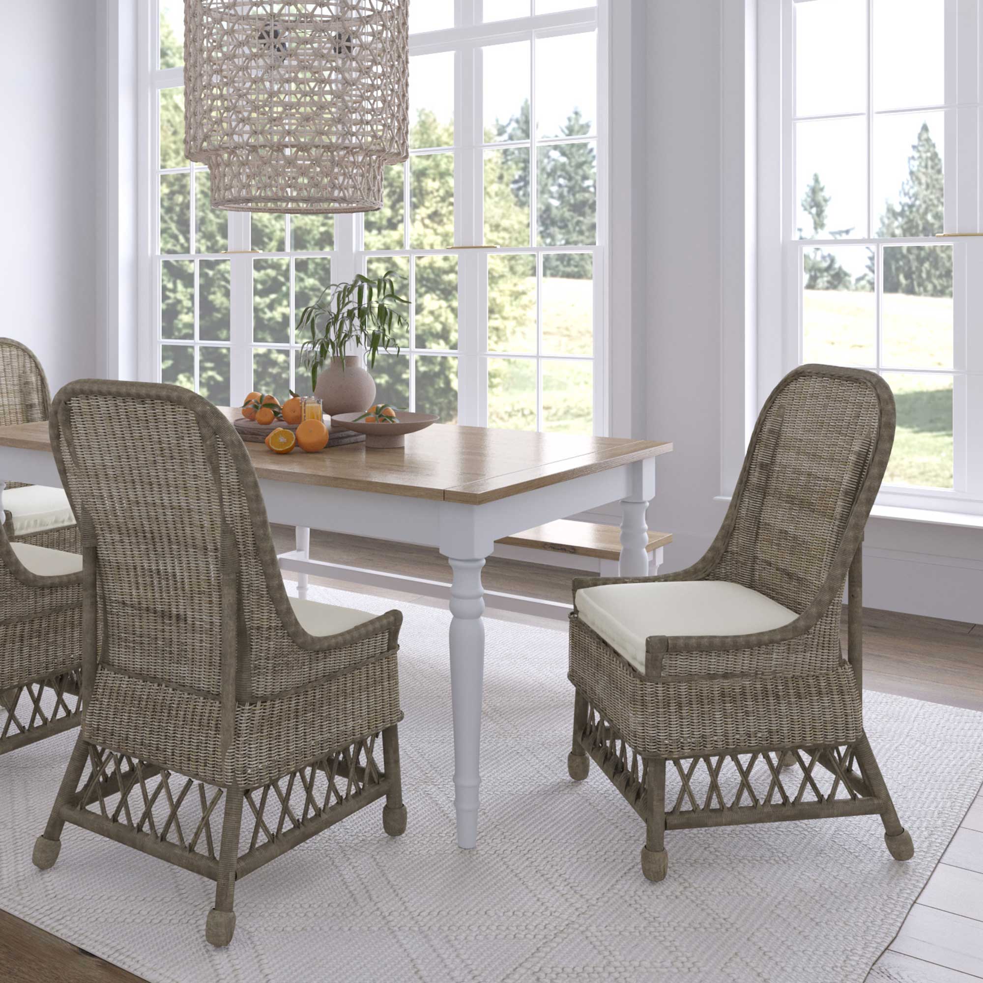 Delia Rattan Dining Chair
