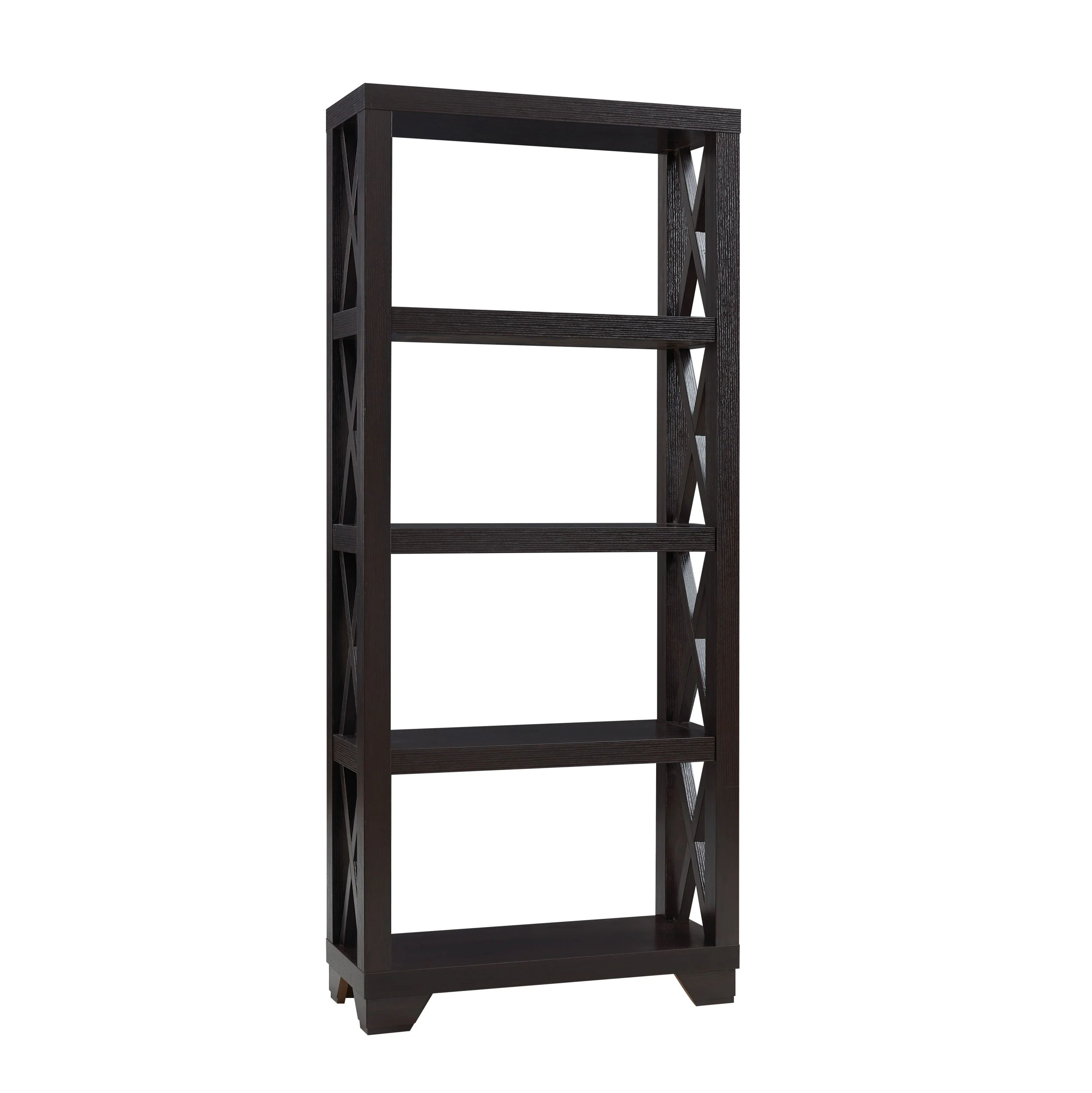 Modern X-Frame Bookcase