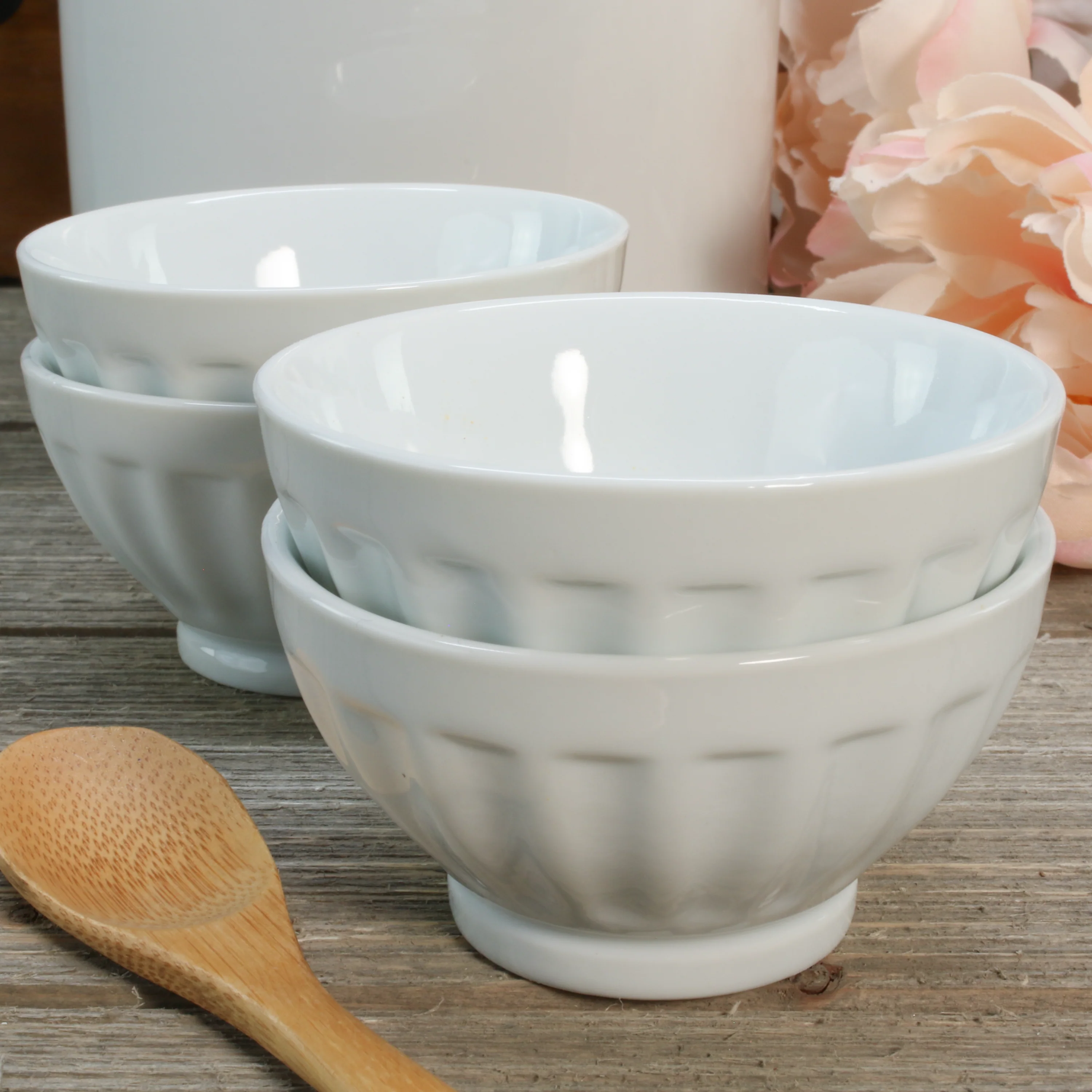 Footed Bowls, Set of 4