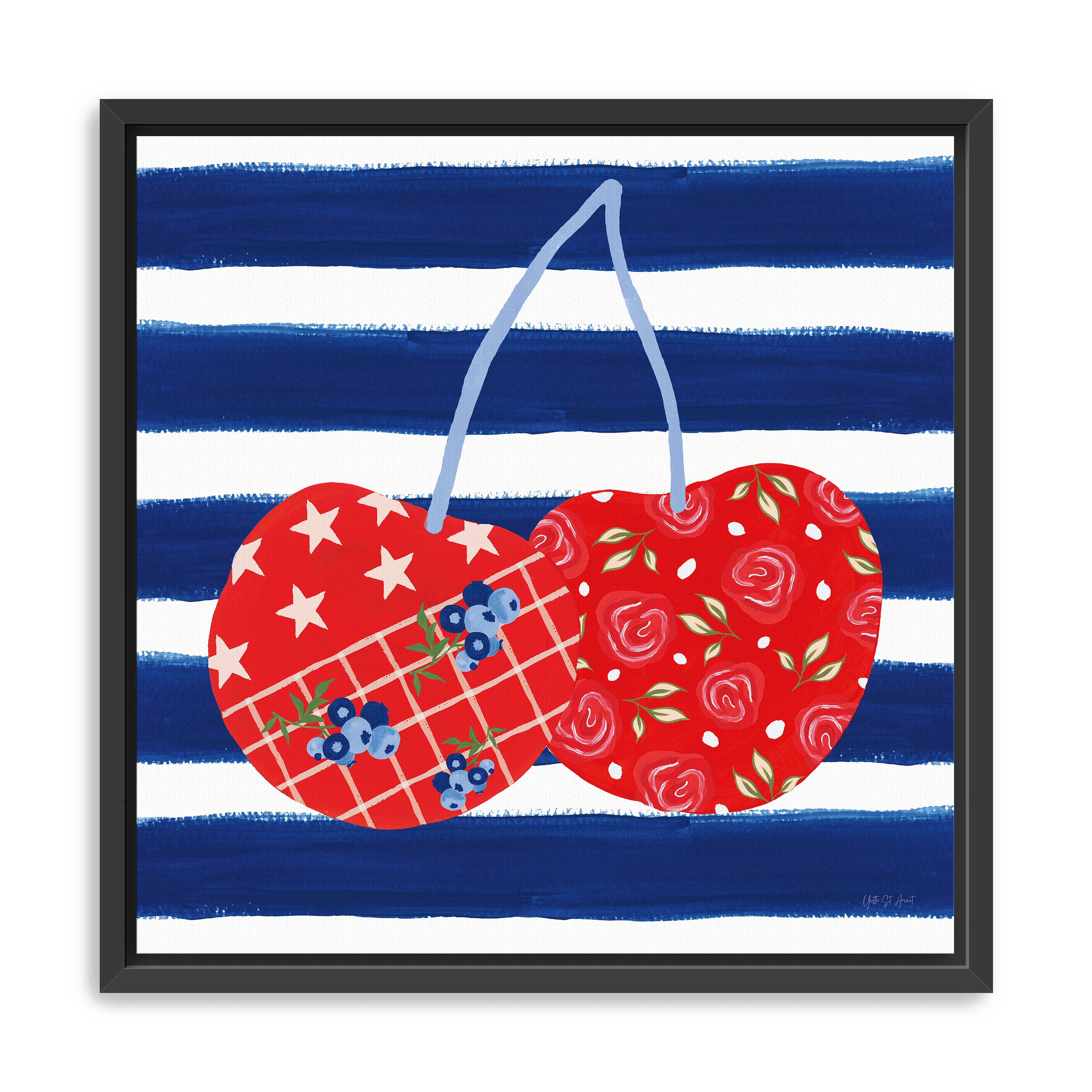Berry Americana X Canvas Giclee