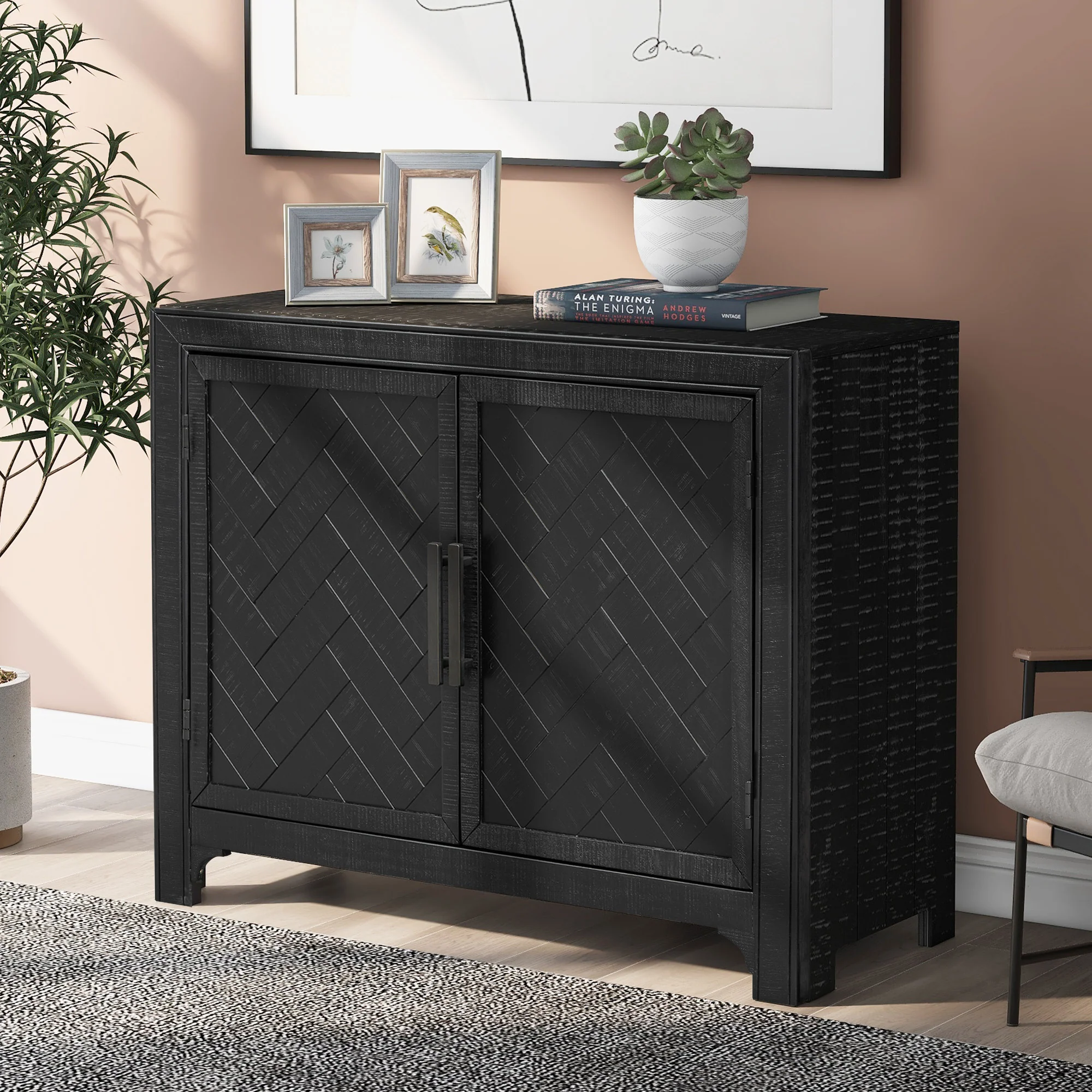 Dark Modern Cabinet