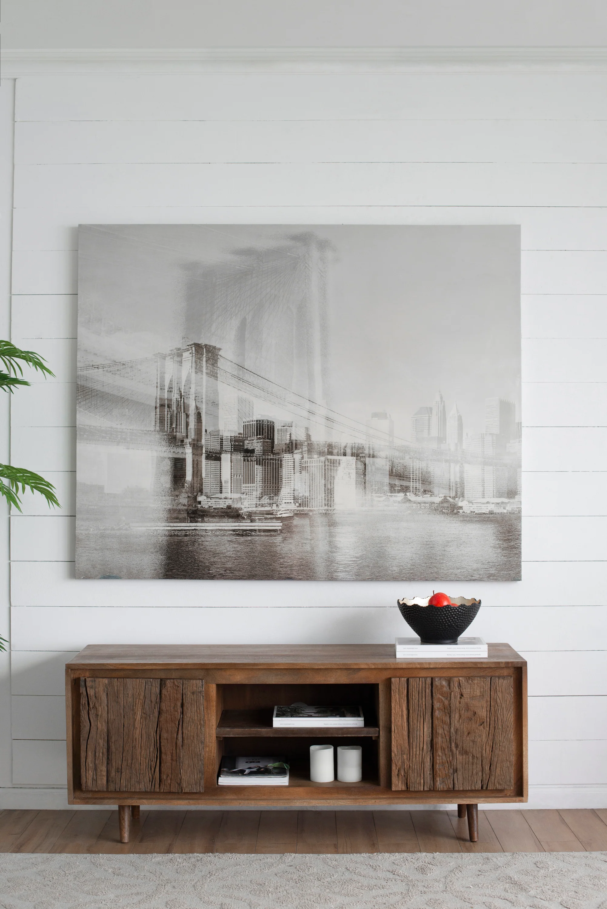 Recalimed Wood TV Stand