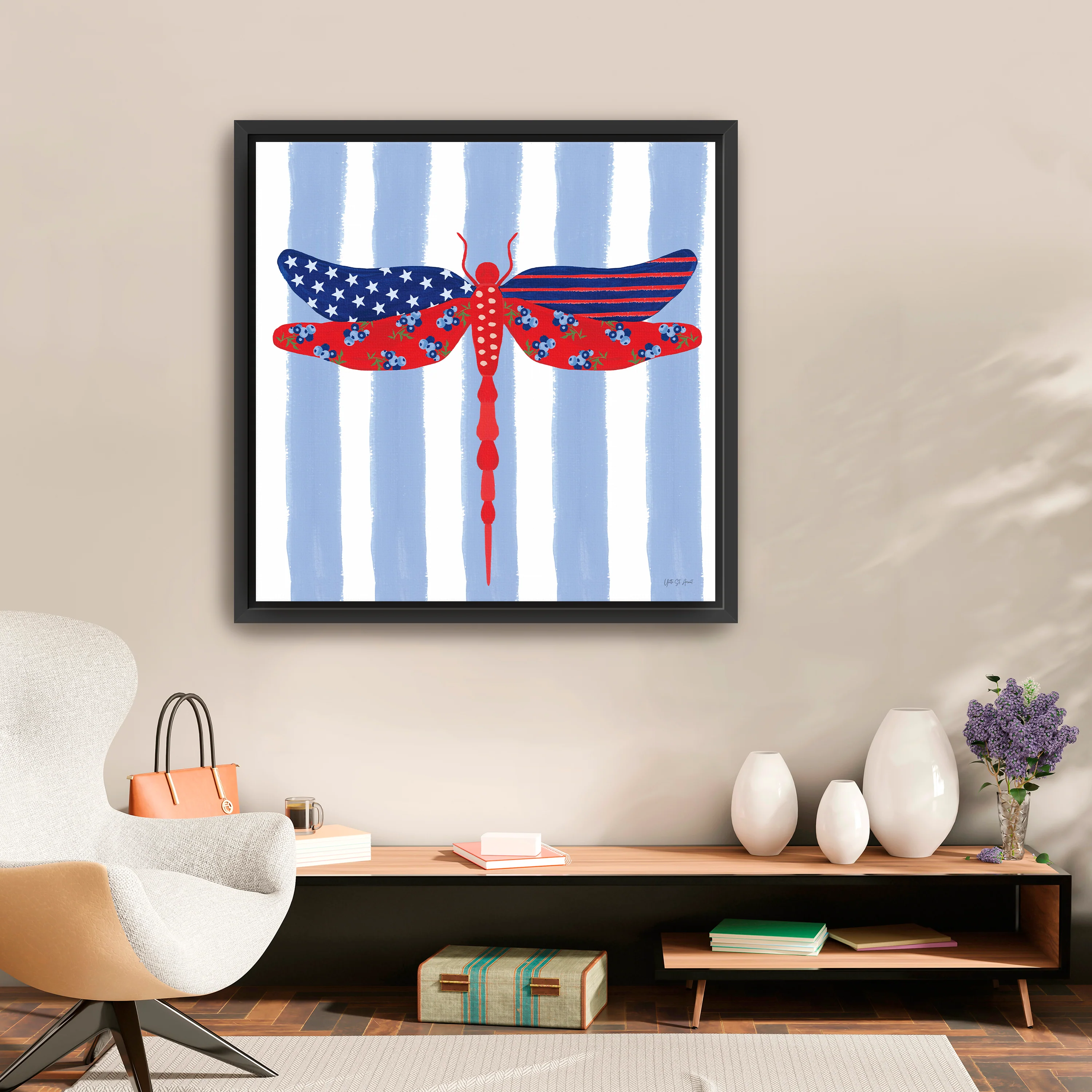 Berry Americana IX Canvas Giclee